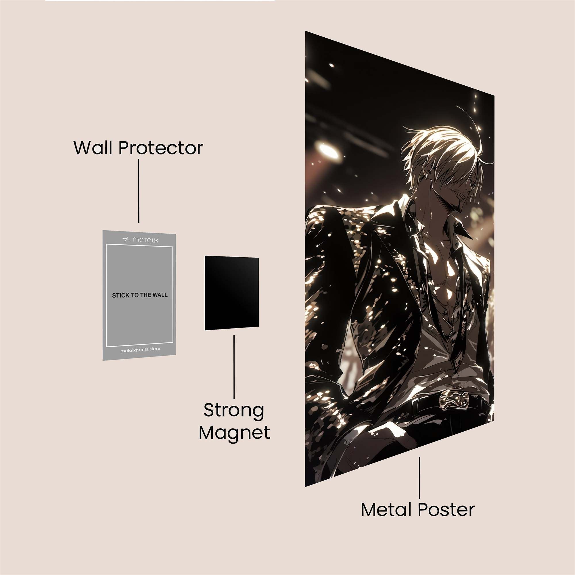 Starlit Swagger Safe Wall Magnetic / M