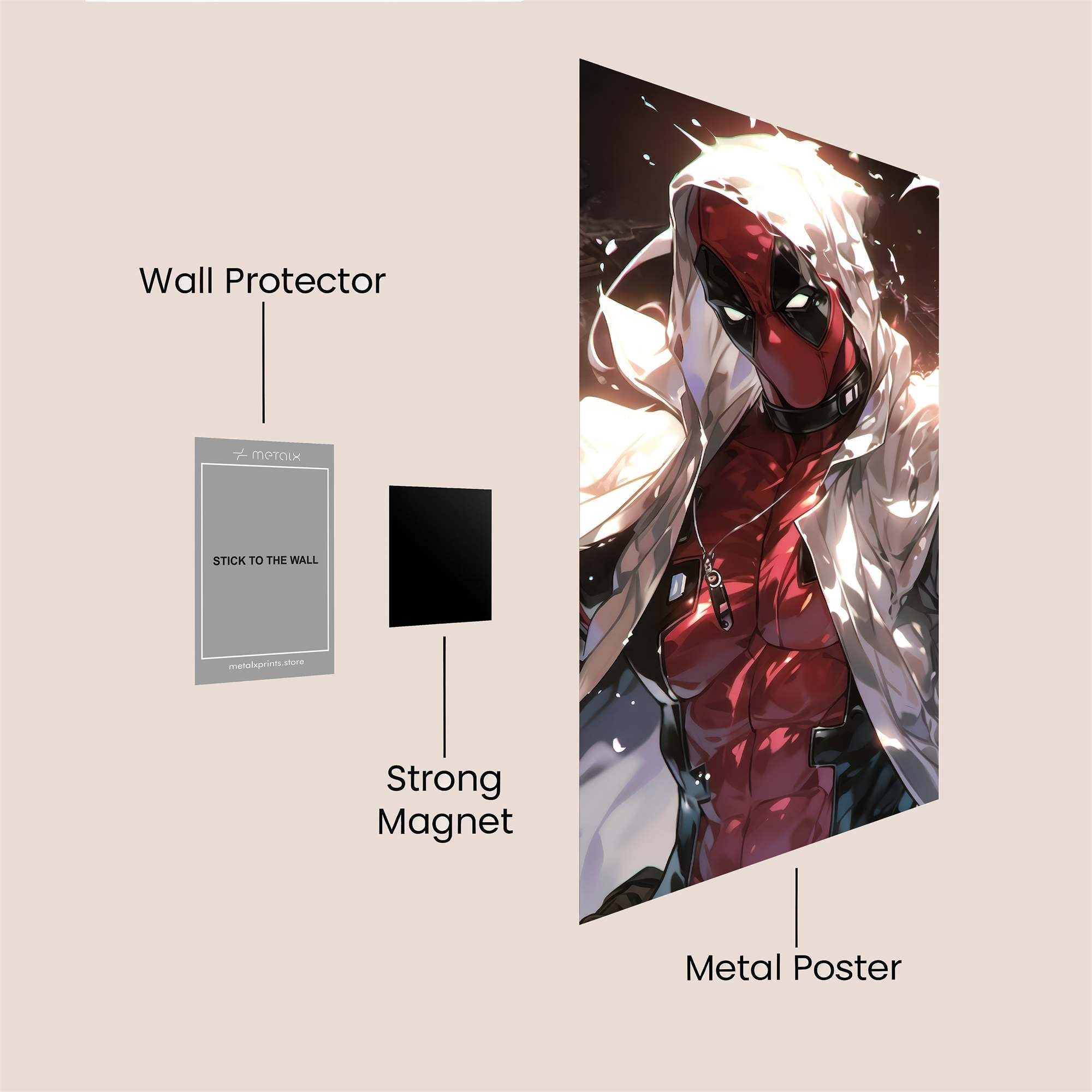 Deadpool Divine Safe Wall Magnetic / M