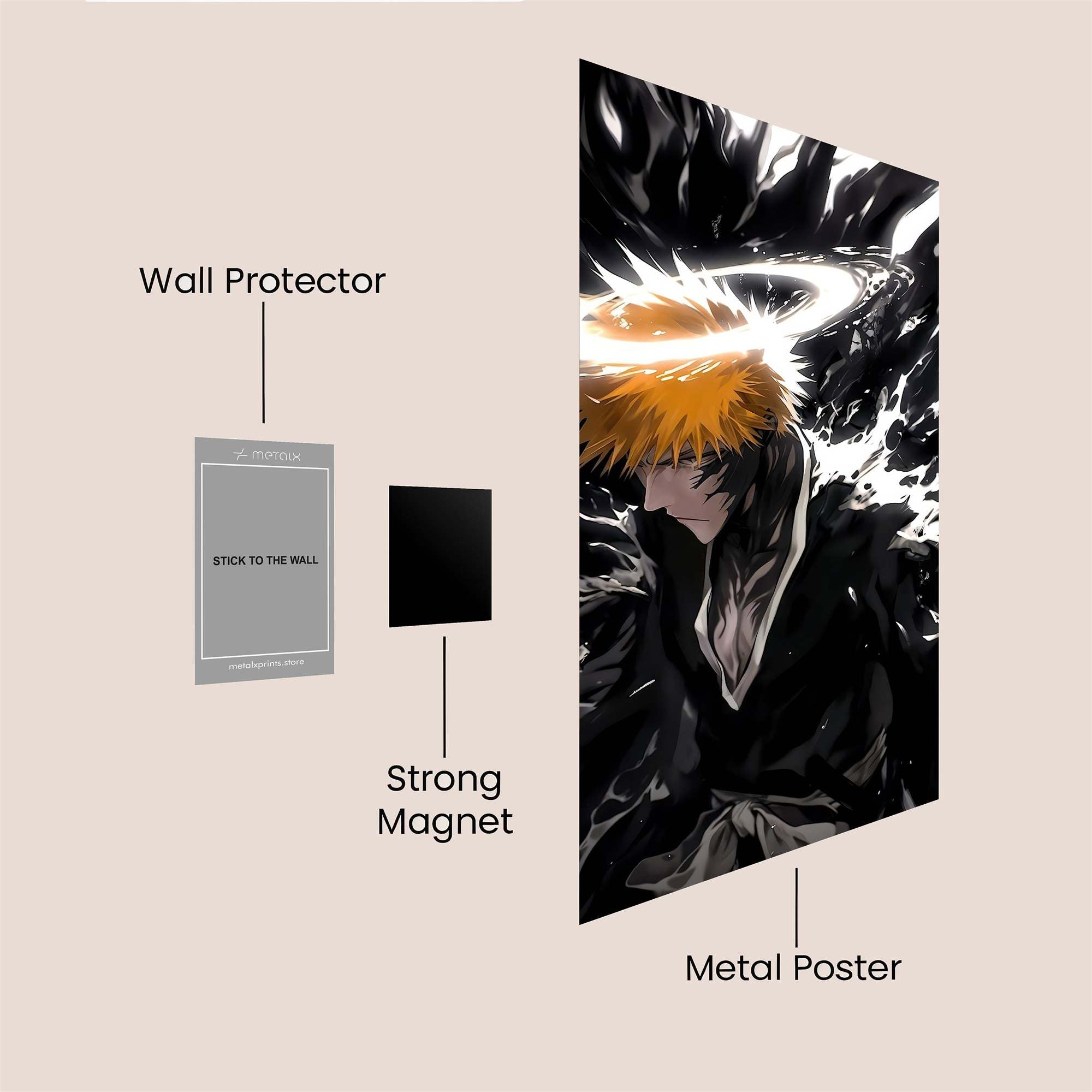 Ichigo Ascends Safe Wall Magnetic / M