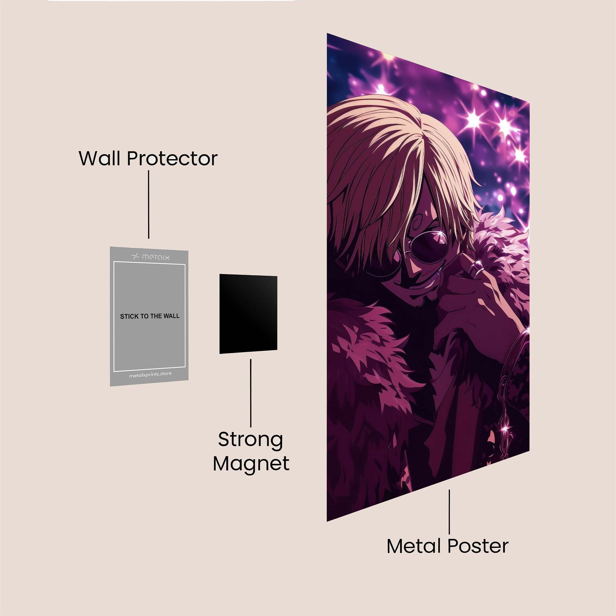 Sanji Stardust Safe Wall Magnetic / M