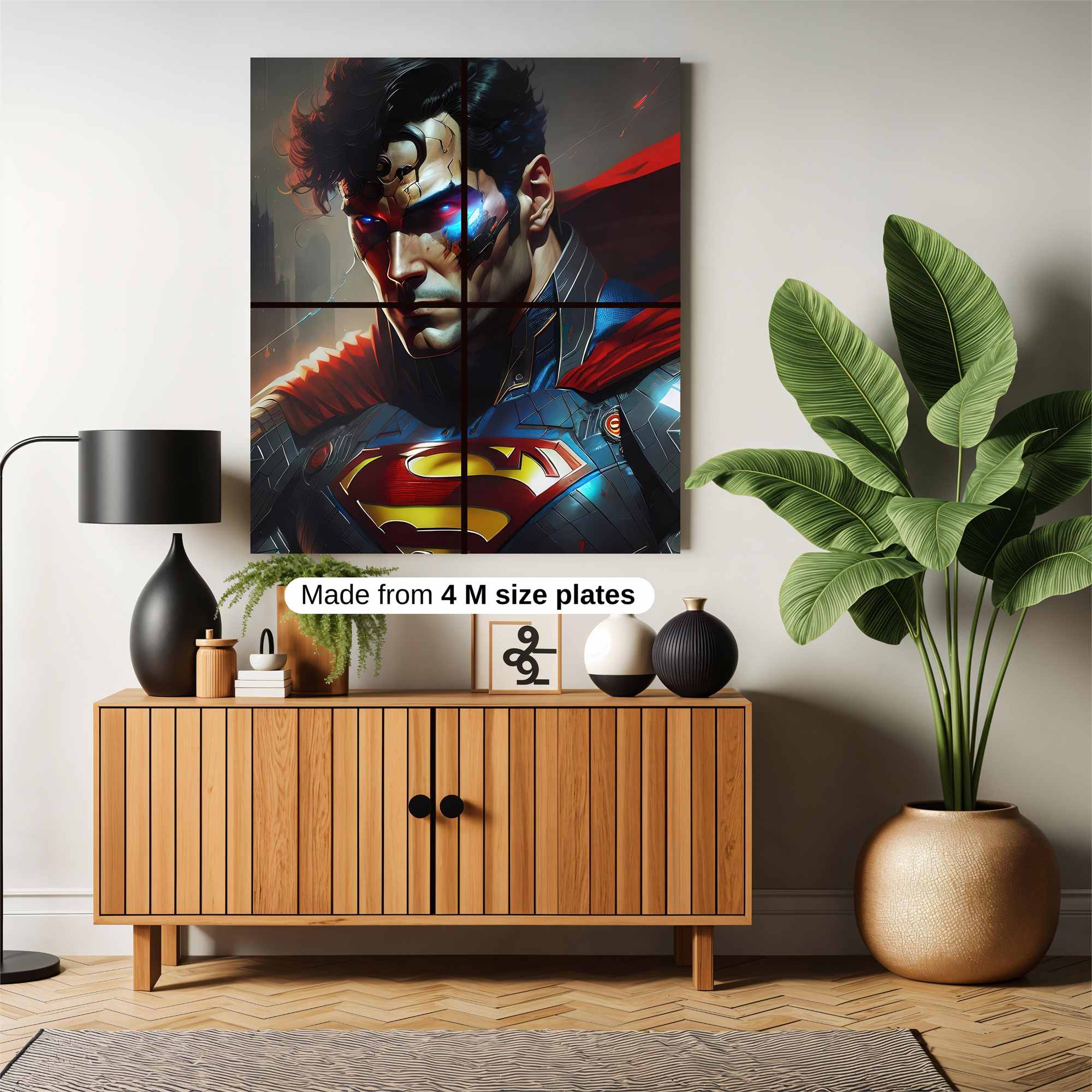 Superman Resolute Safe Wall Magnetic / M