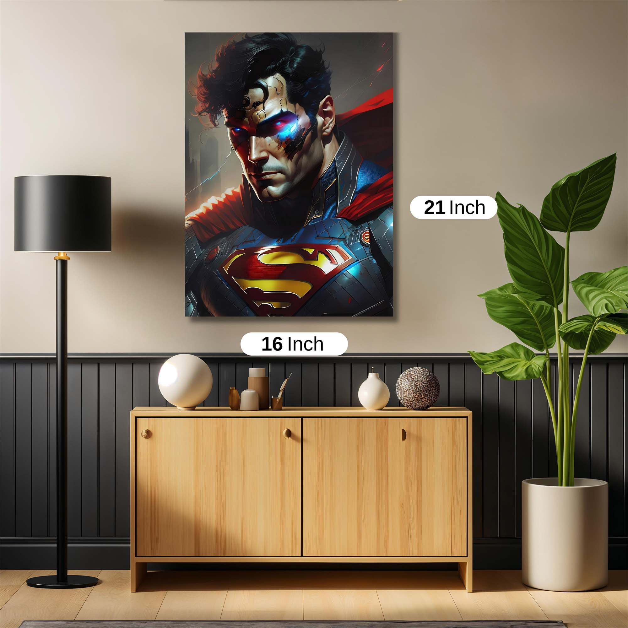 Superman Resolute Safe Wall Magnetic / M