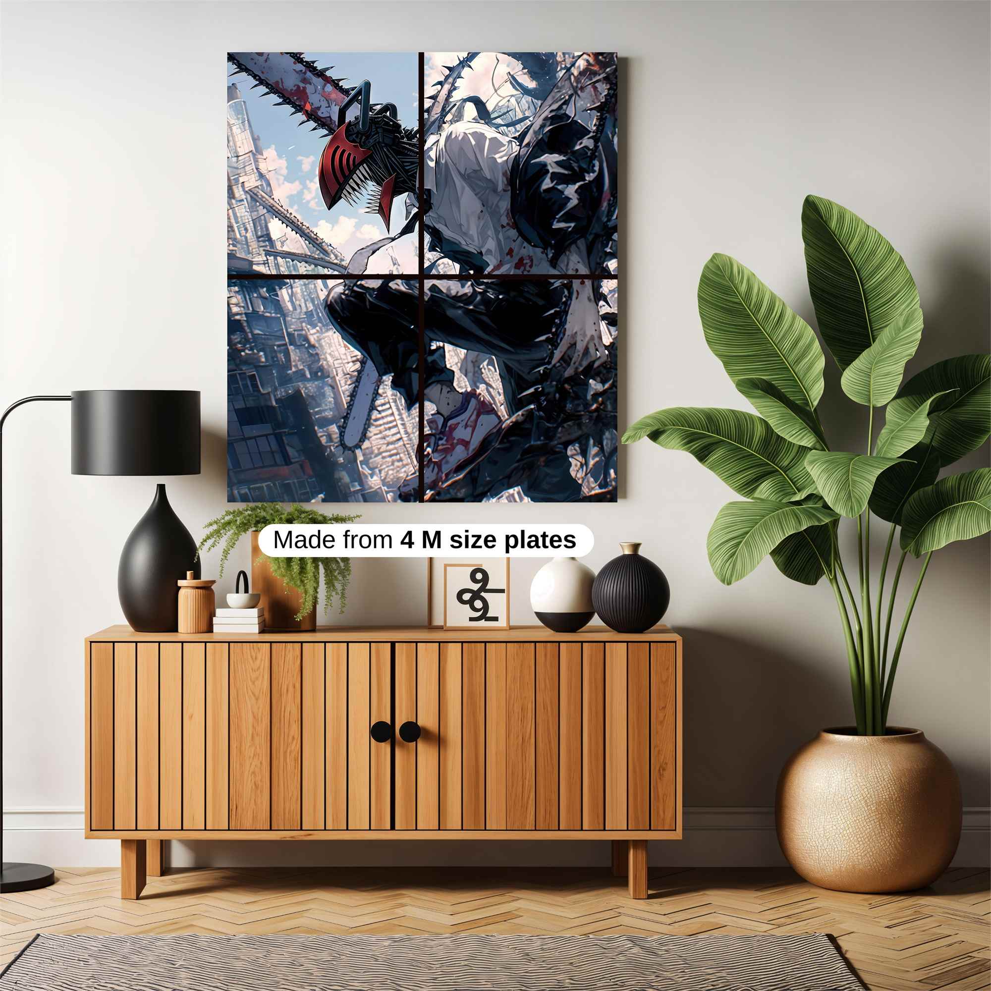 Chainsaw Mayhem Safe Wall Magnetic / M