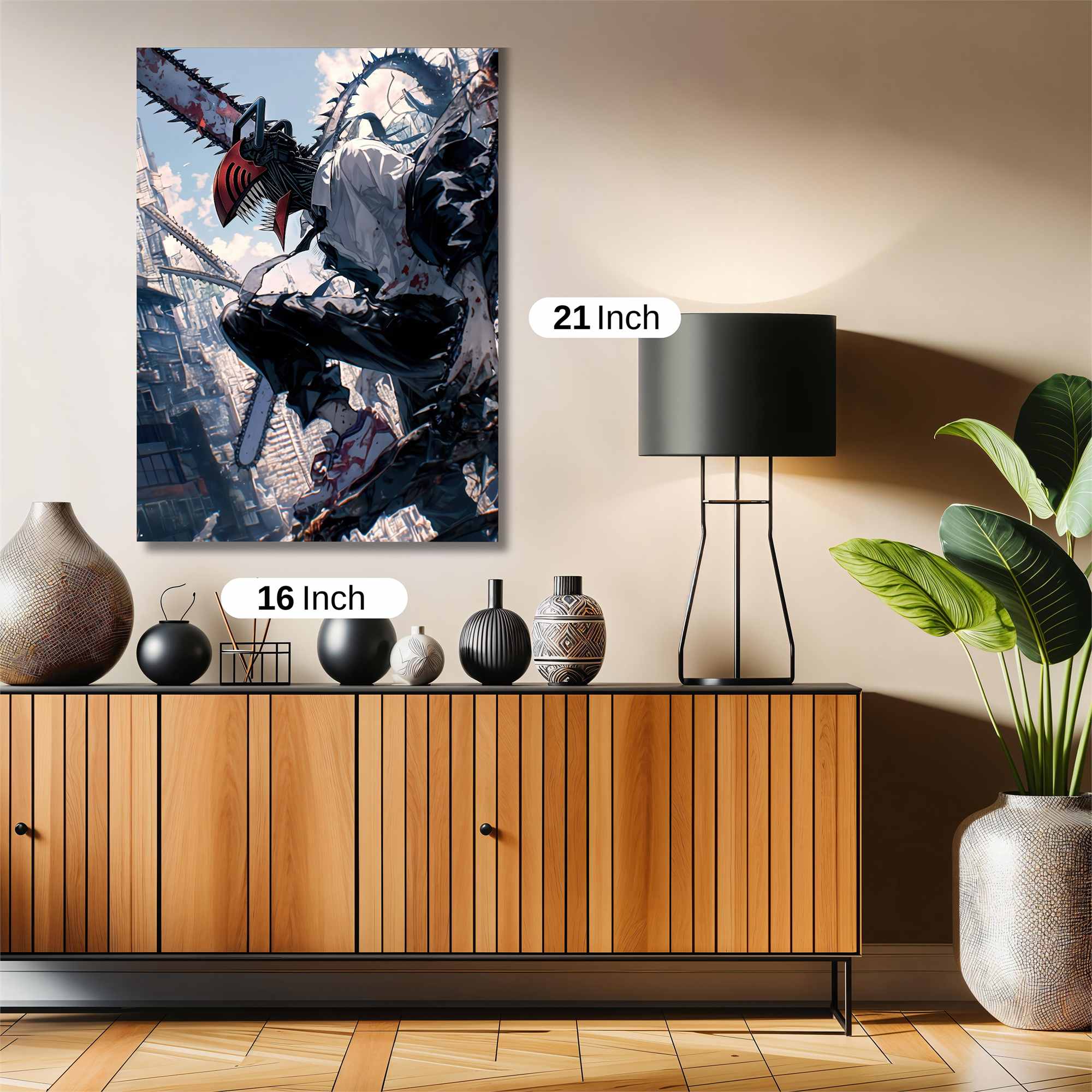 Chainsaw Mayhem Safe Wall Magnetic / M