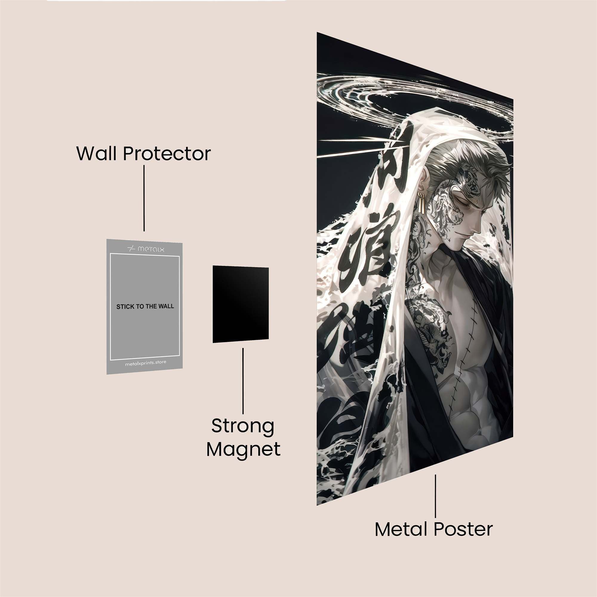 Veiled Mystery Safe Wall Magnetic / M