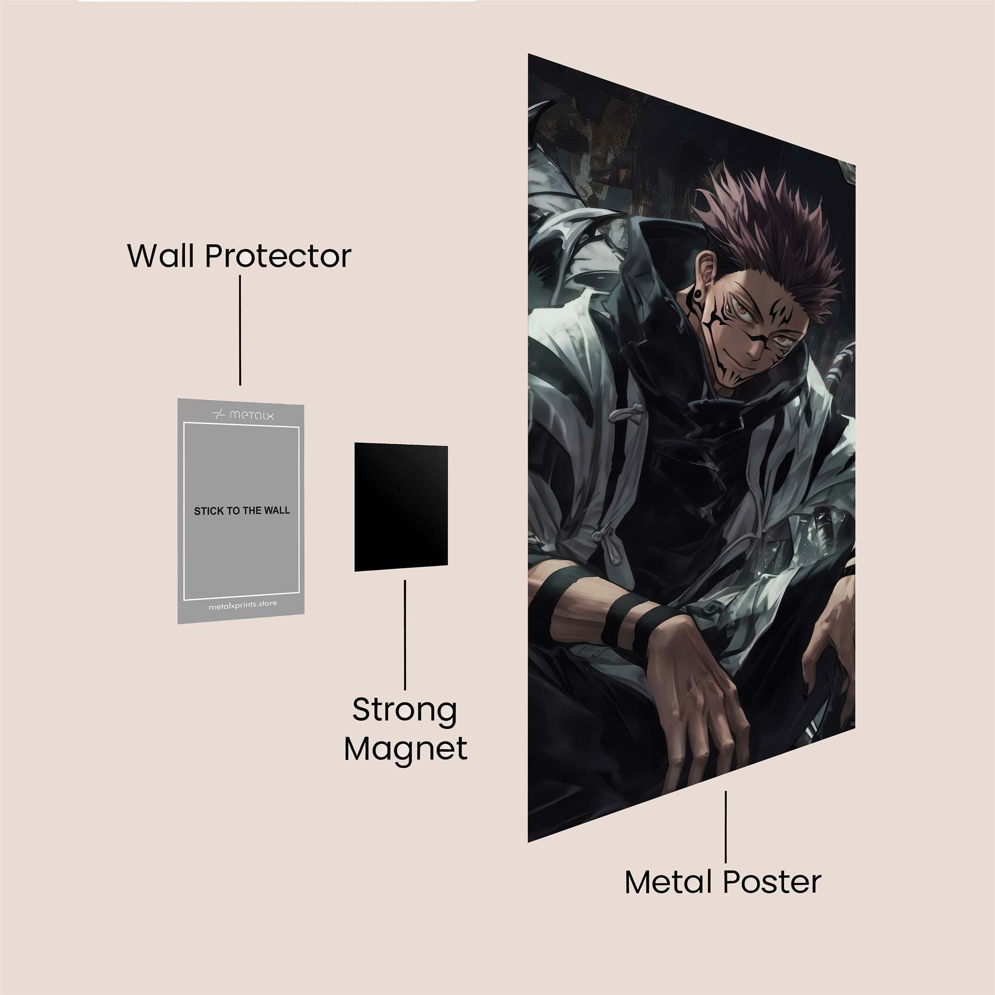 Mahito Menace Safe Wall Magnetic / M