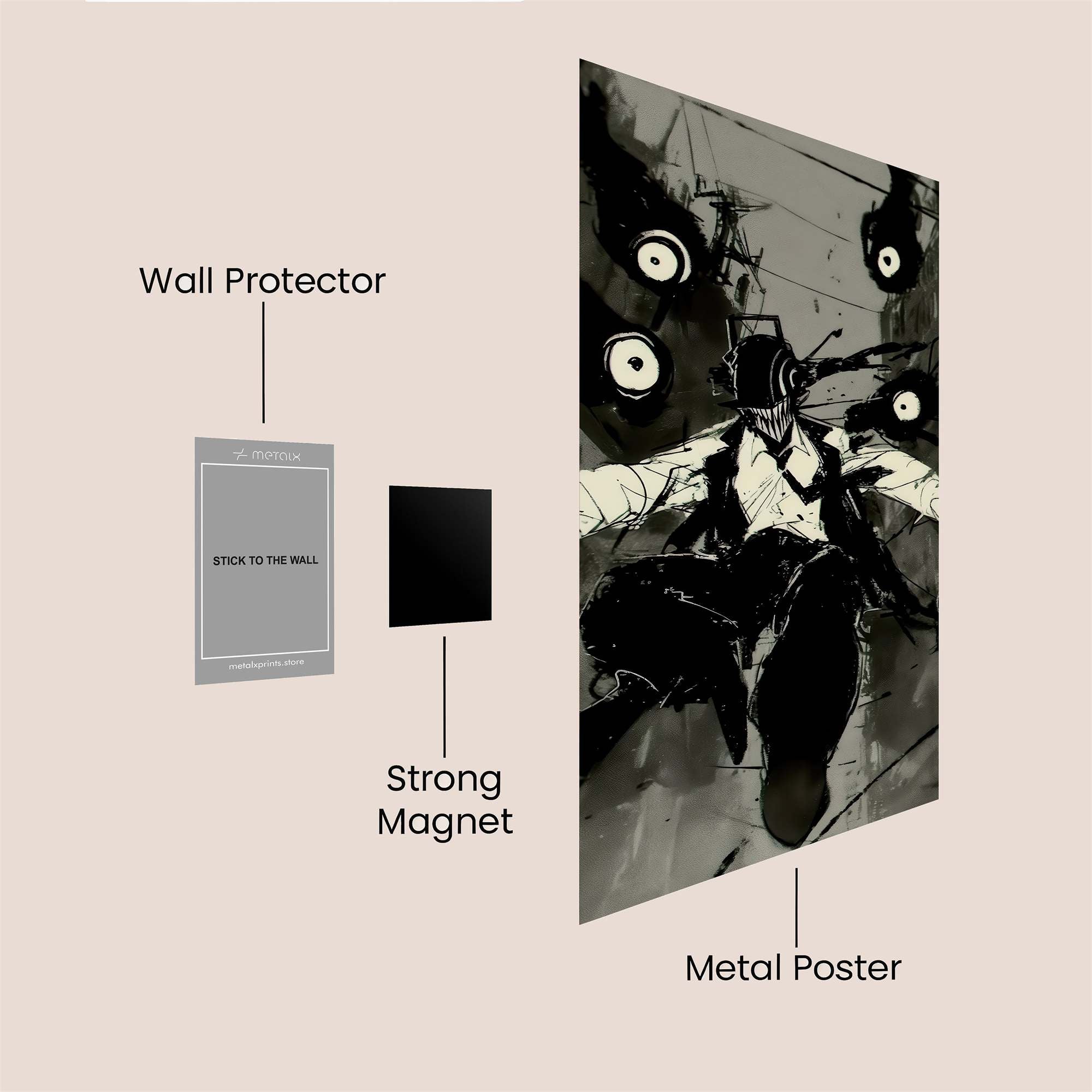 Surreal Descent Safe Wall Magnetic / M