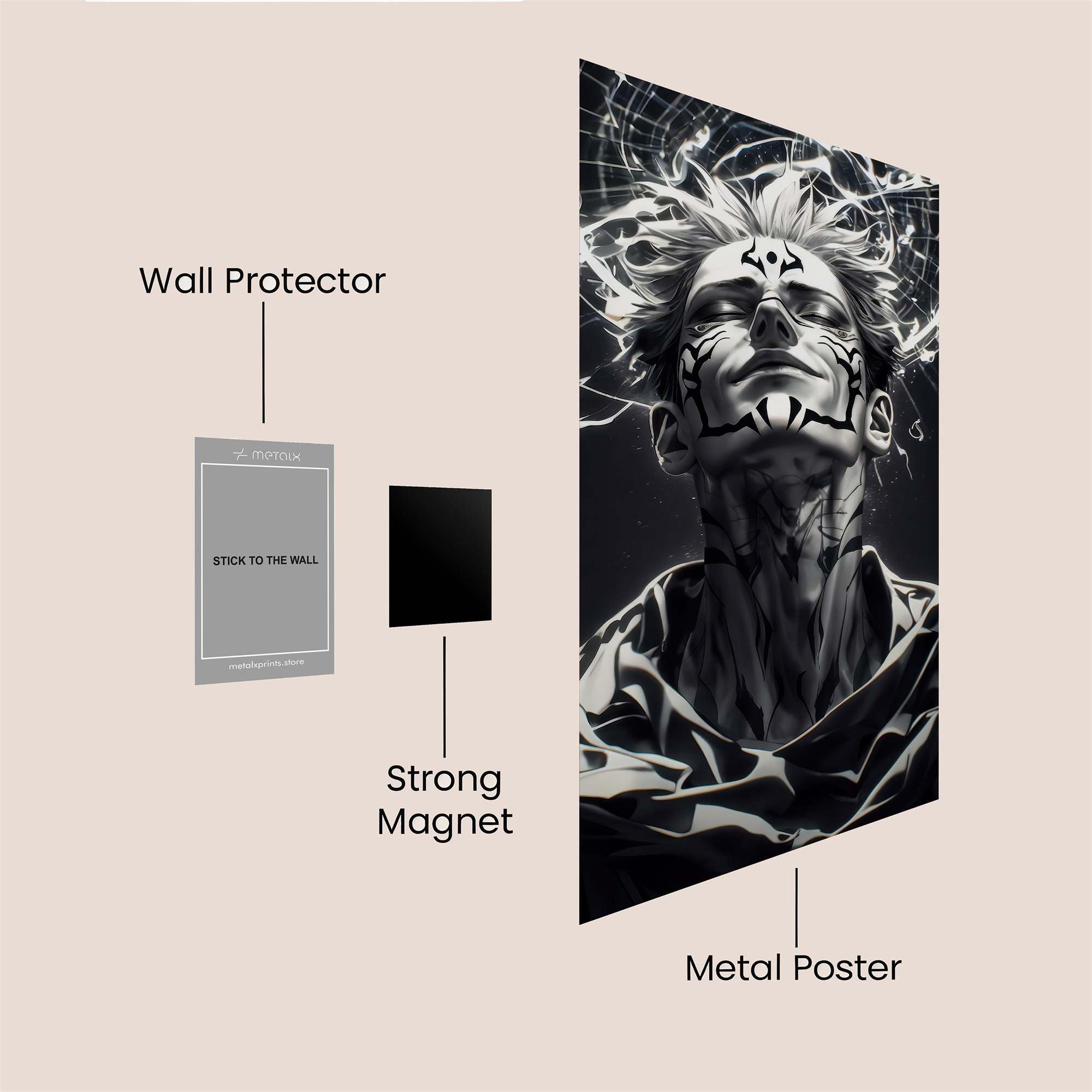 Gojo Divine Safe Wall Magnetic / M