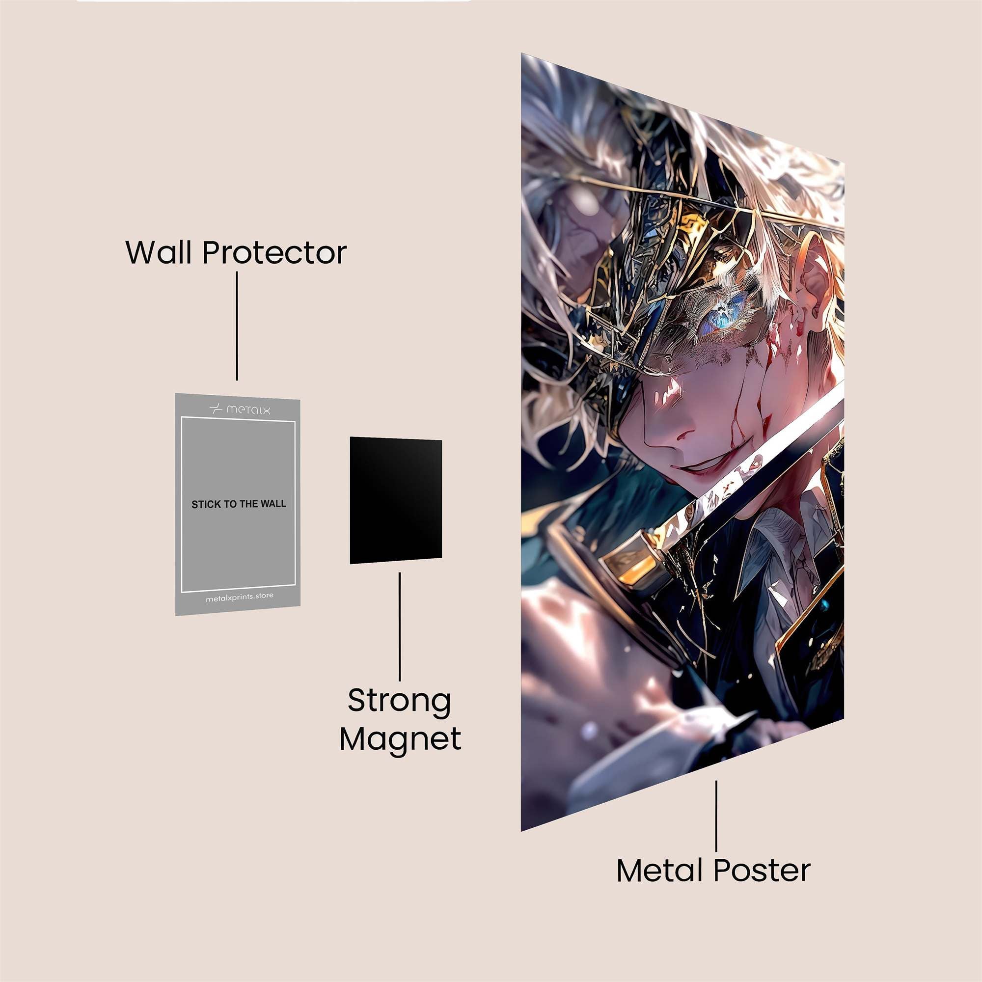 Blade Whisper Safe Wall Magnetic / M