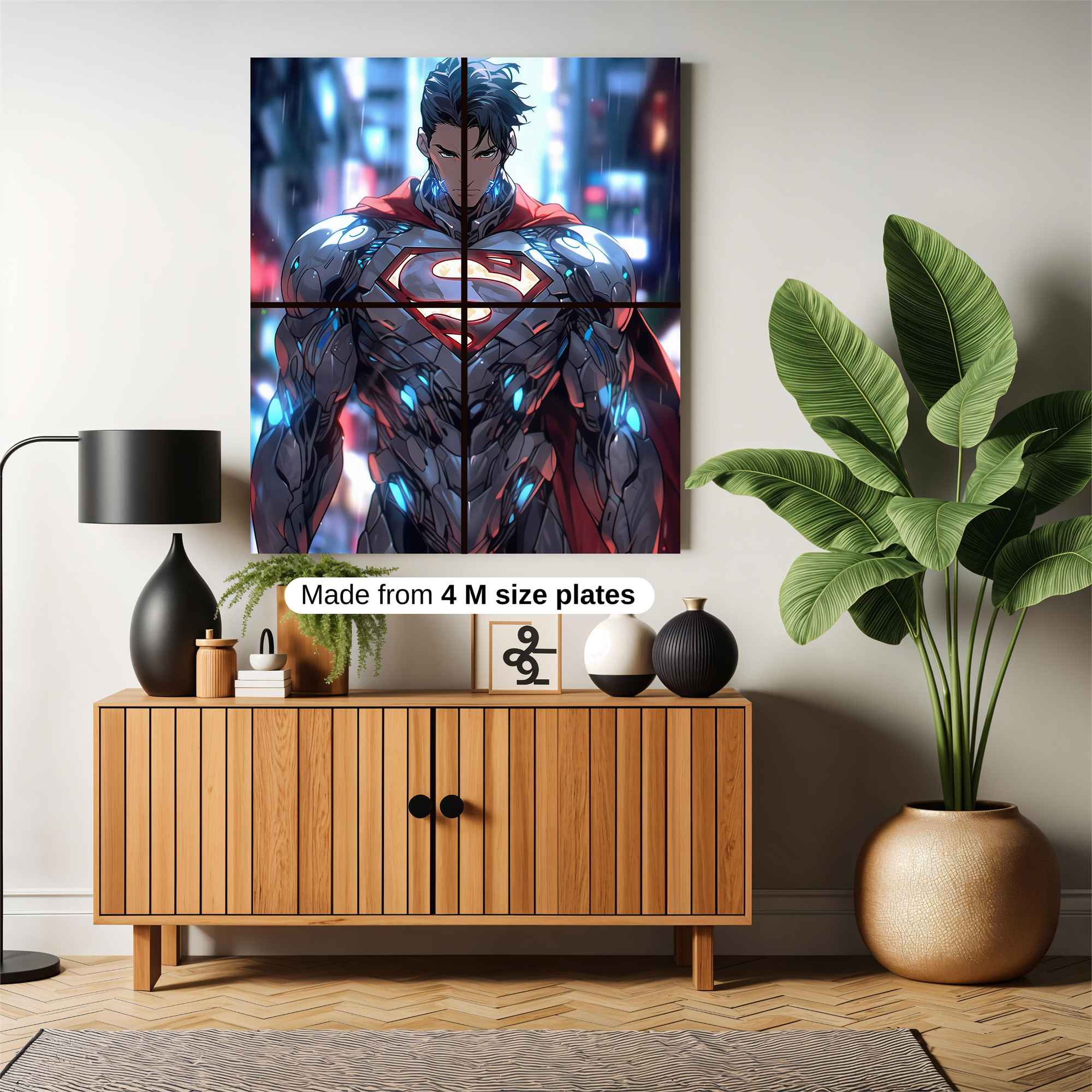Superman Resolute Safe Wall Magnetic / M