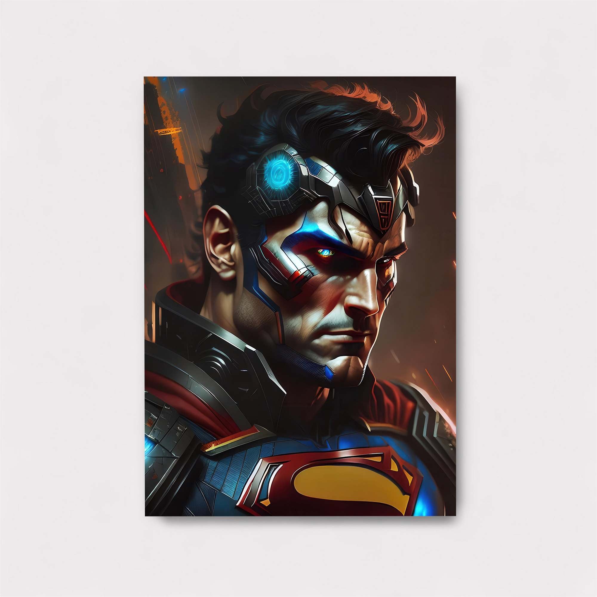 Superman Cybernetic Safe Wall Magnetic / M