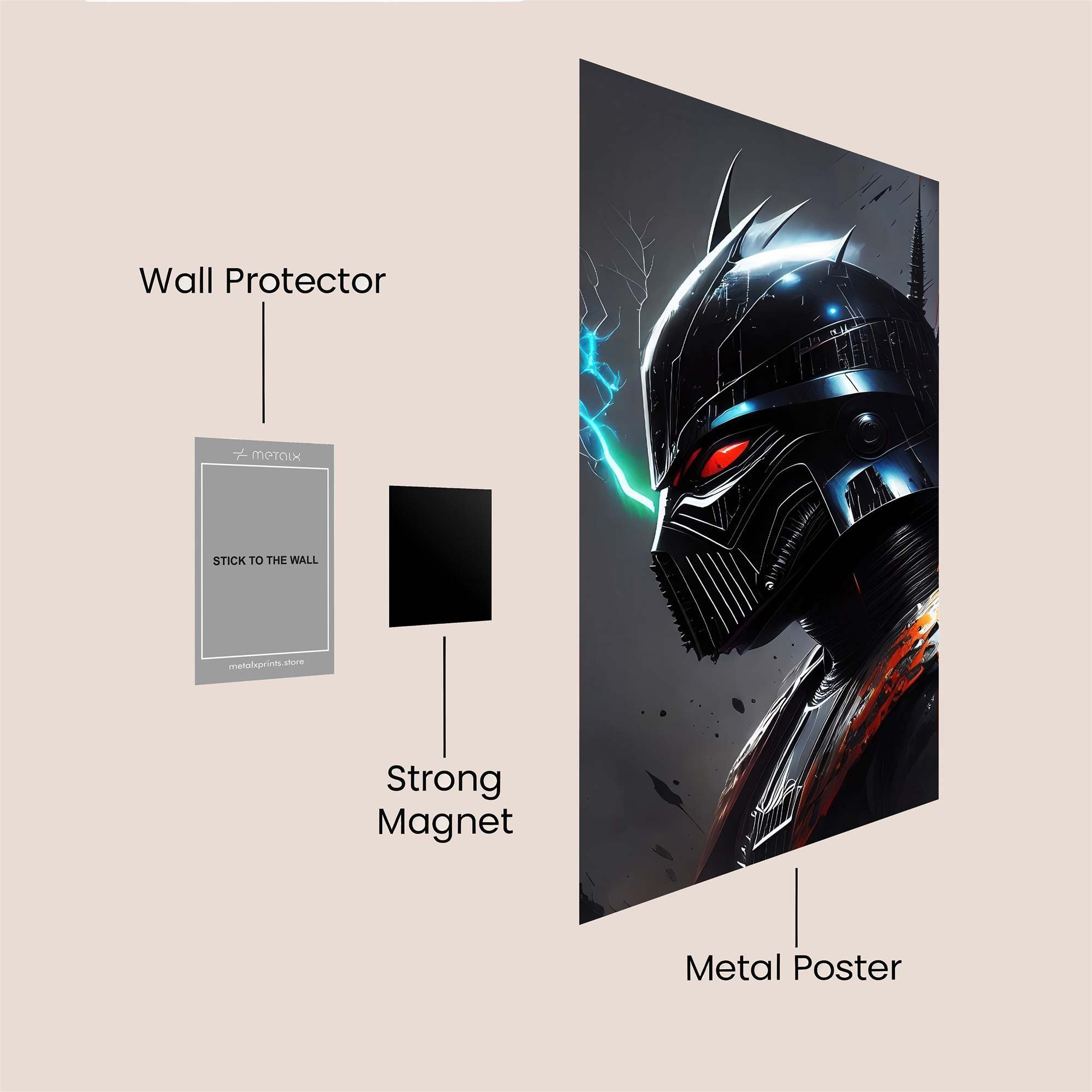 Darth Menace Safe Wall Magnetic / M