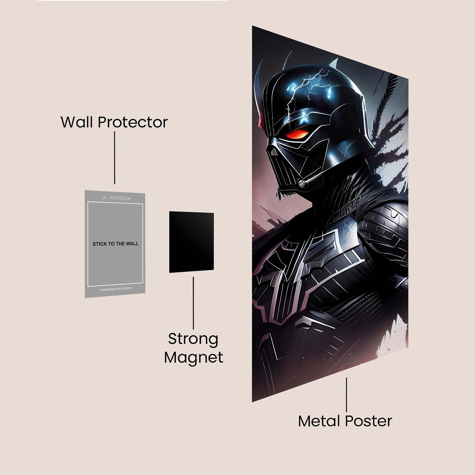 Darth Vortex Safe Wall Magnetic / M