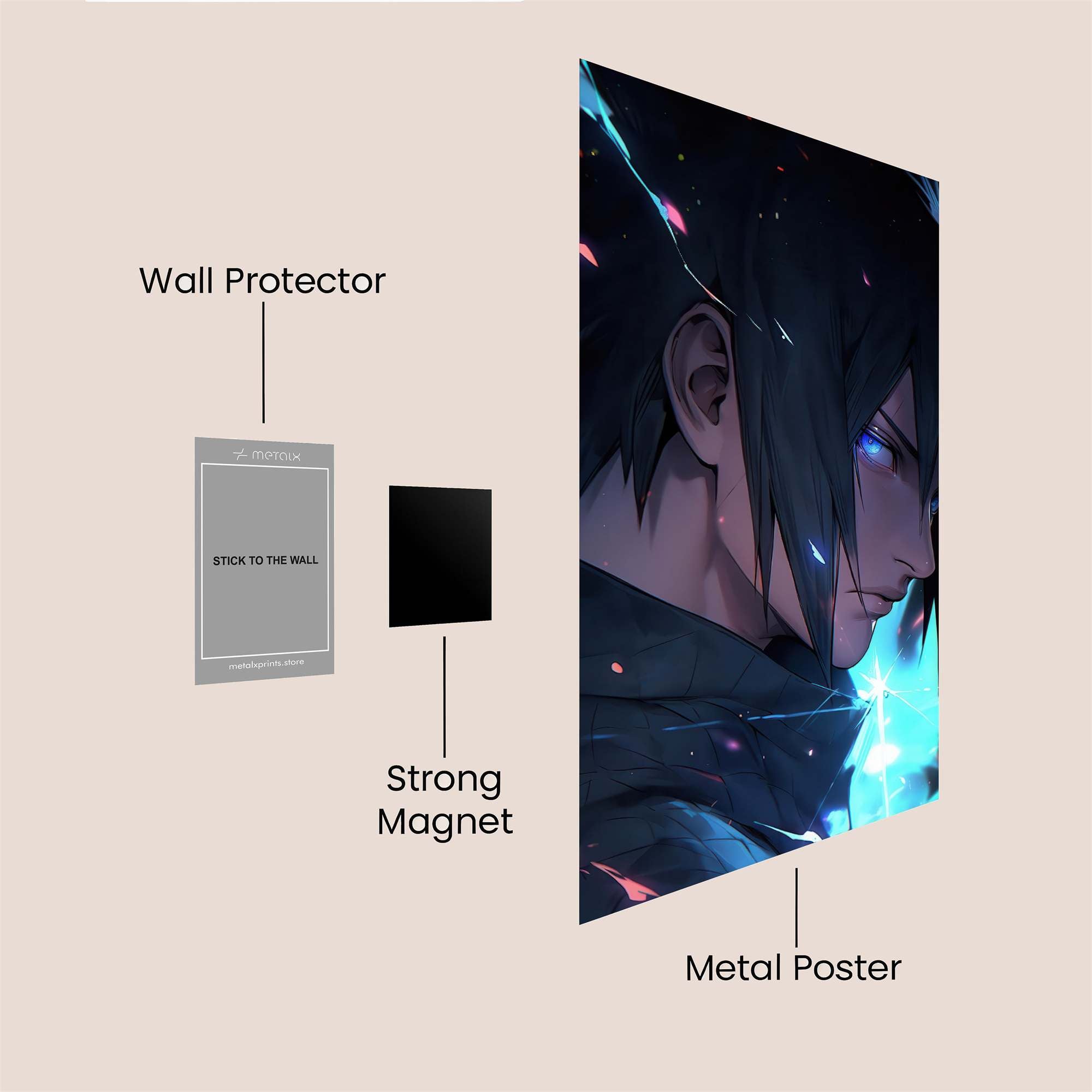 Sasuke Serene Safe Wall Magnetic / M