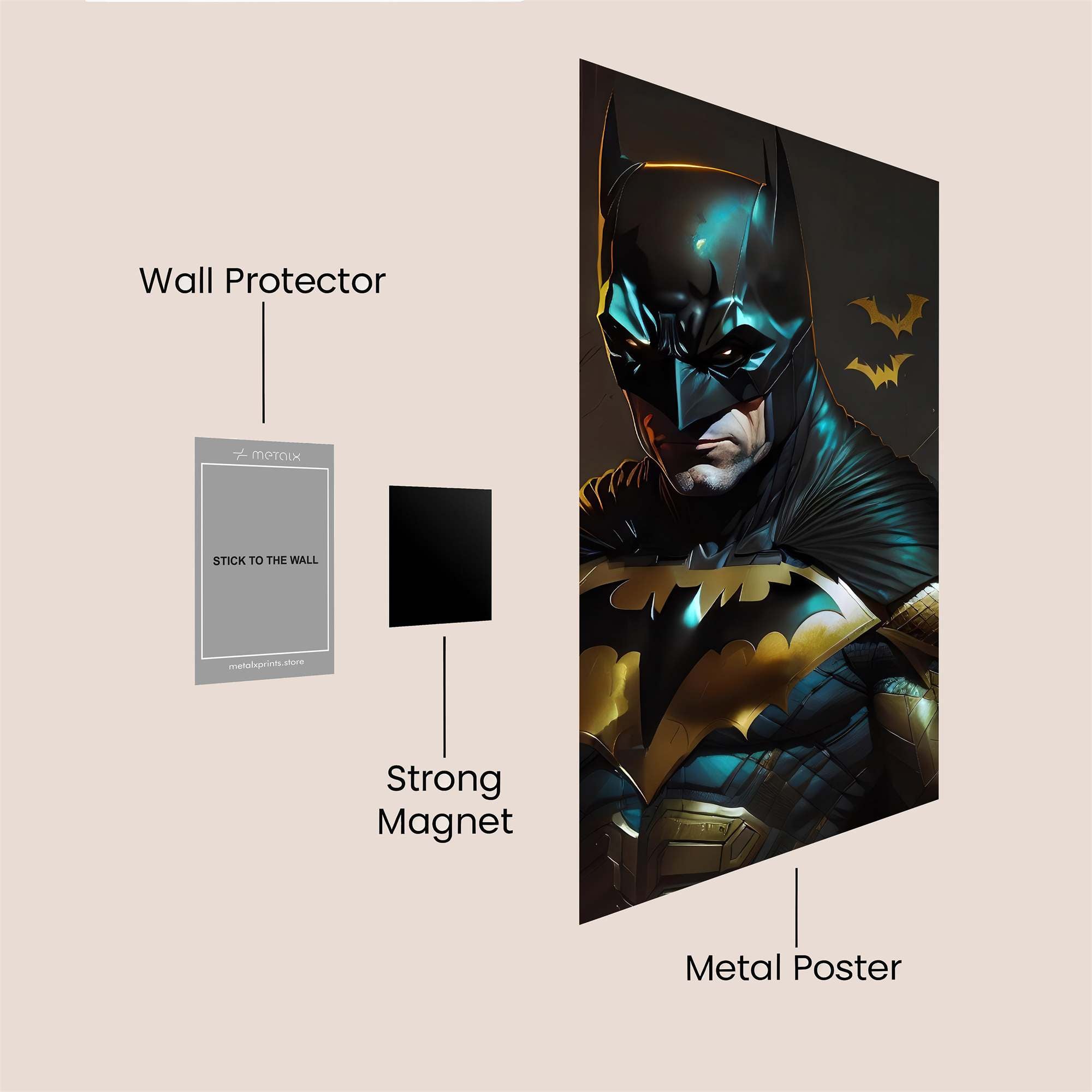 Batman Regal Safe Wall Magnetic / M