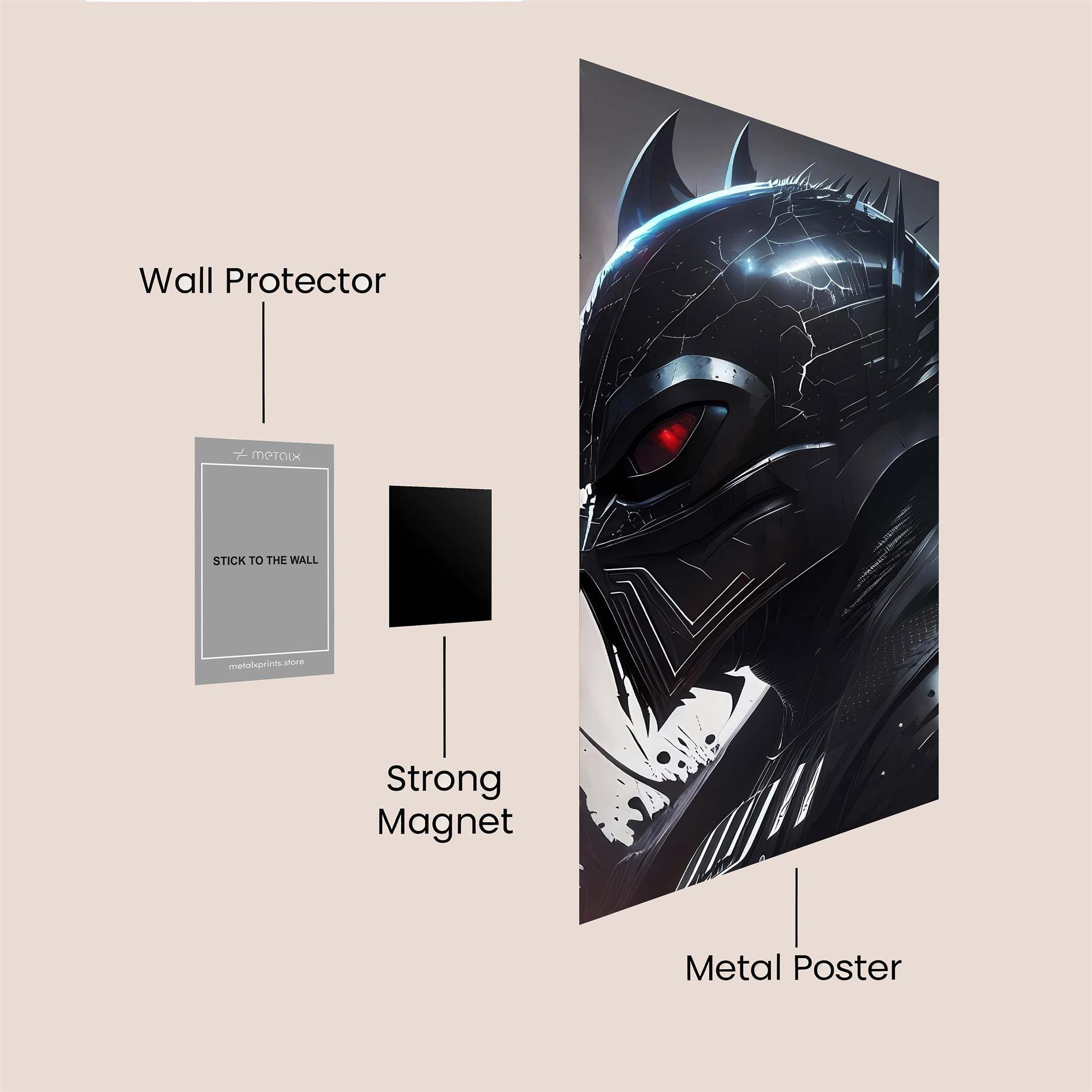 Darth Brooding Safe Wall Magnetic / M