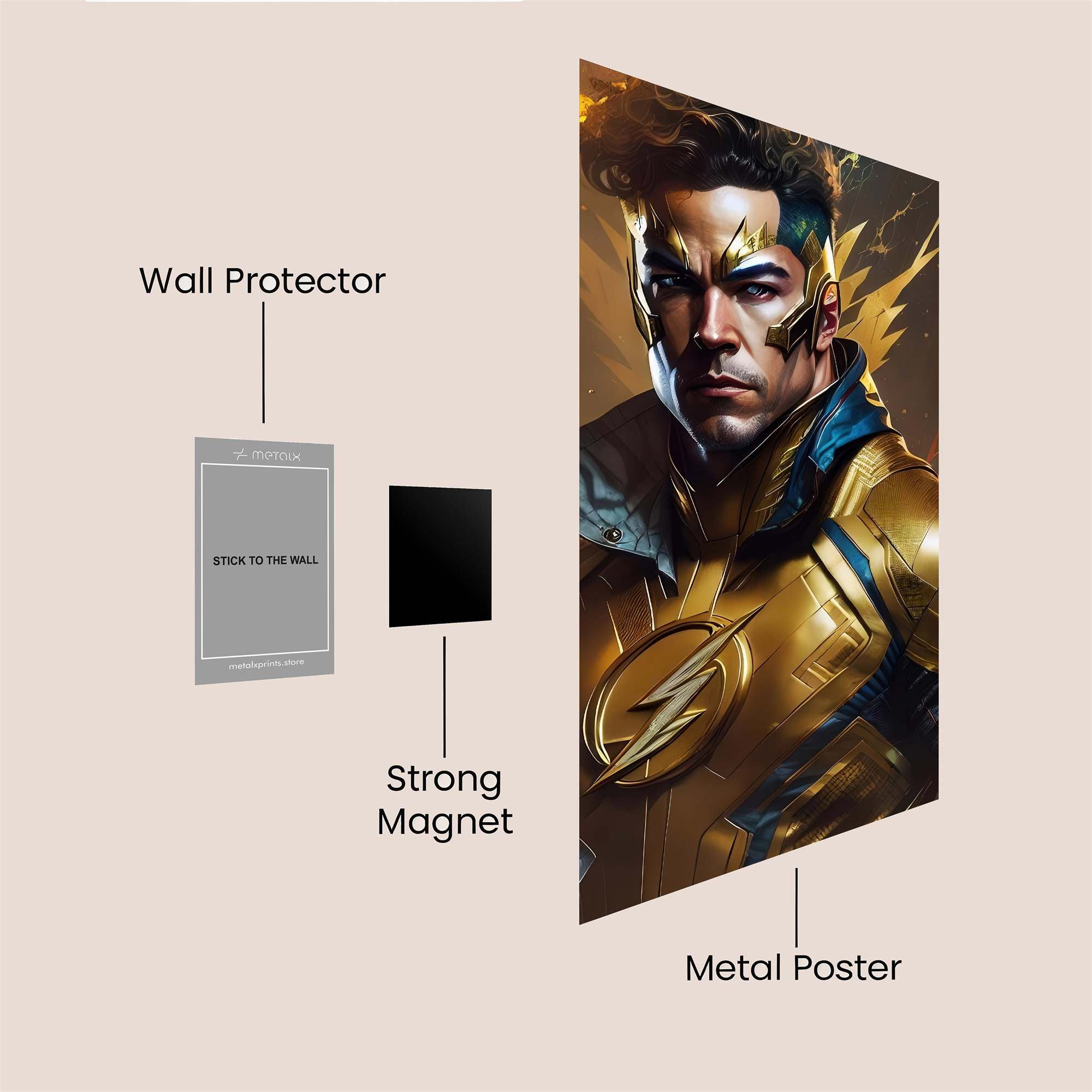 Flash Radiant Safe Wall Magnetic / M