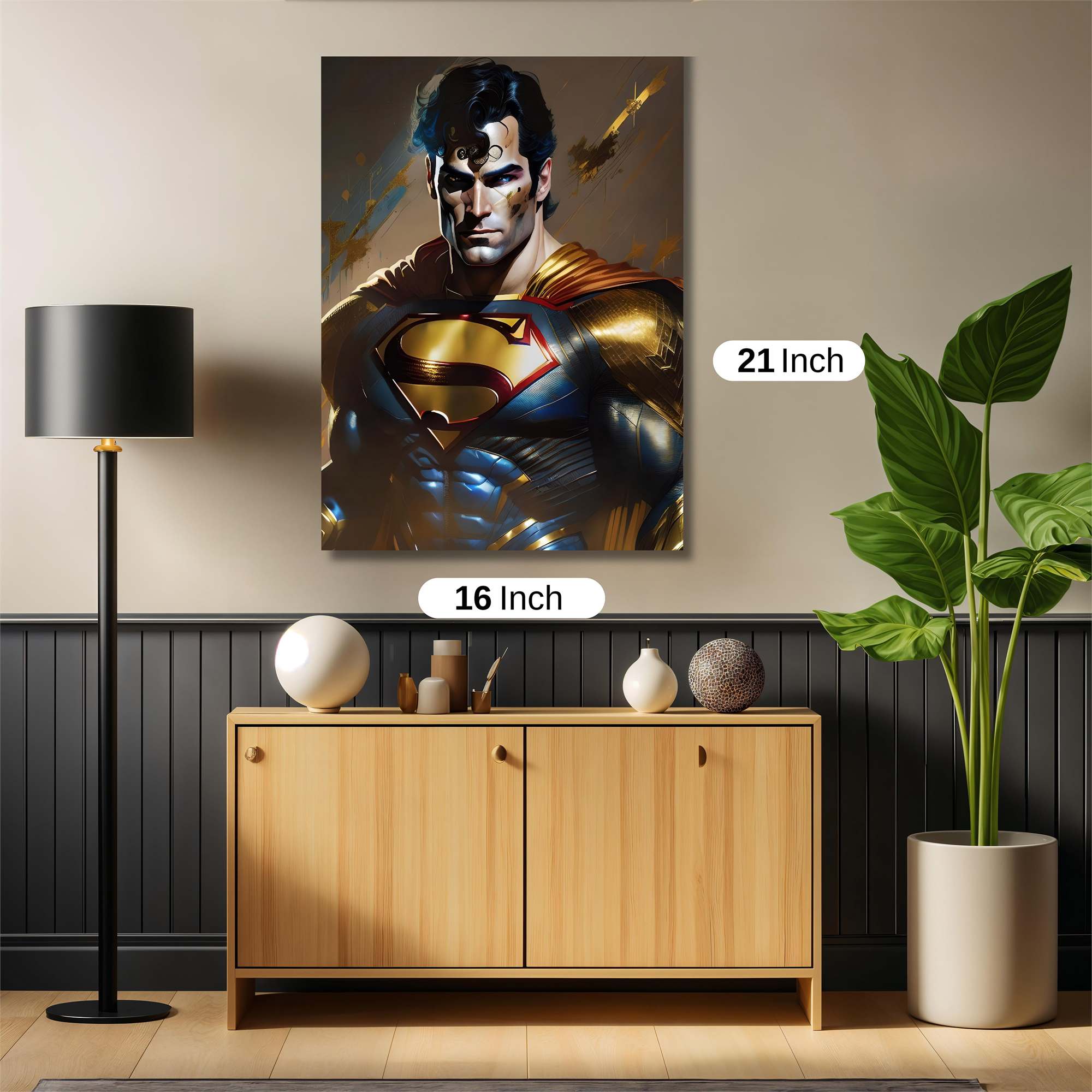 Superman Regal Safe Wall Magnetic / M
