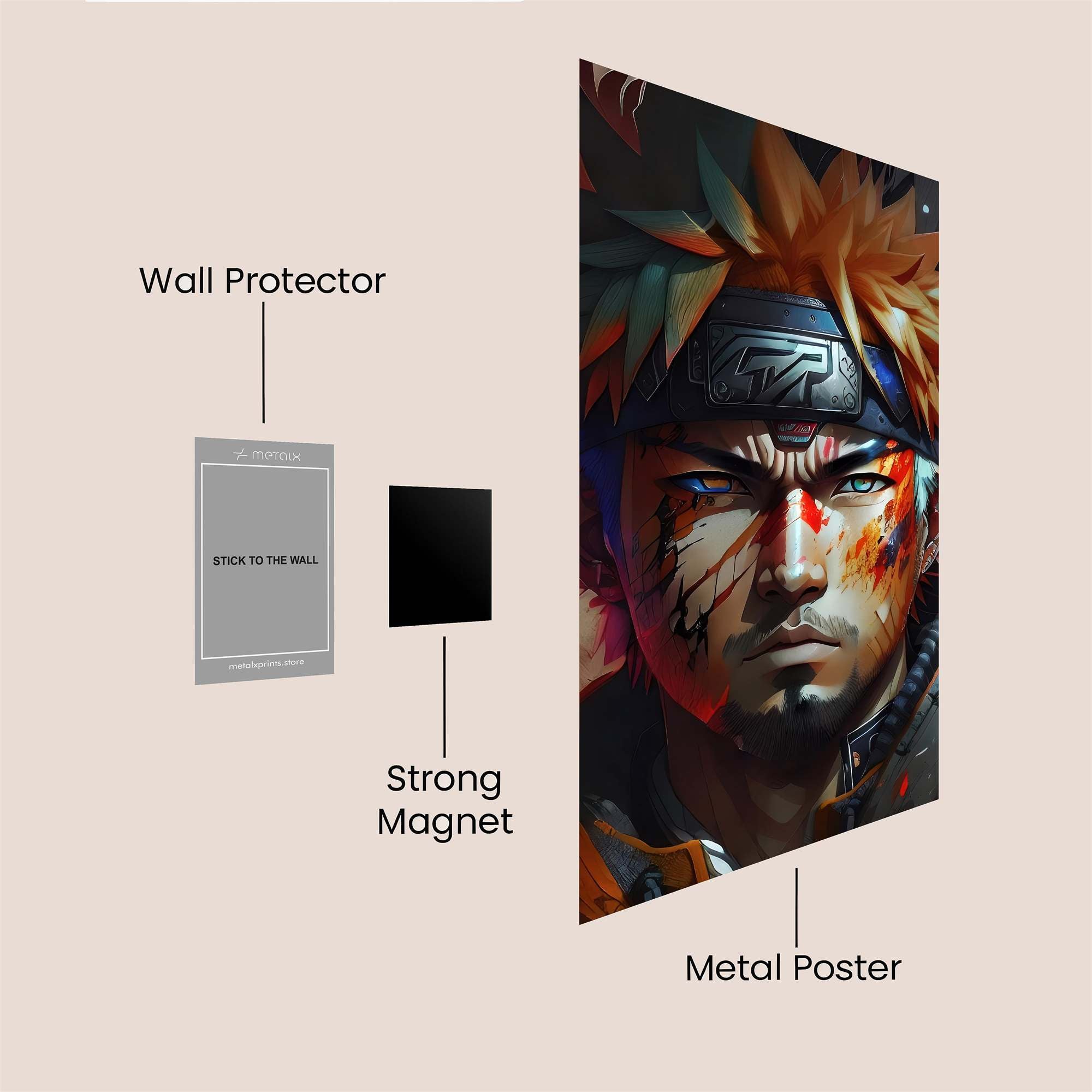 Naruto Intense Safe Wall Magnetic / M