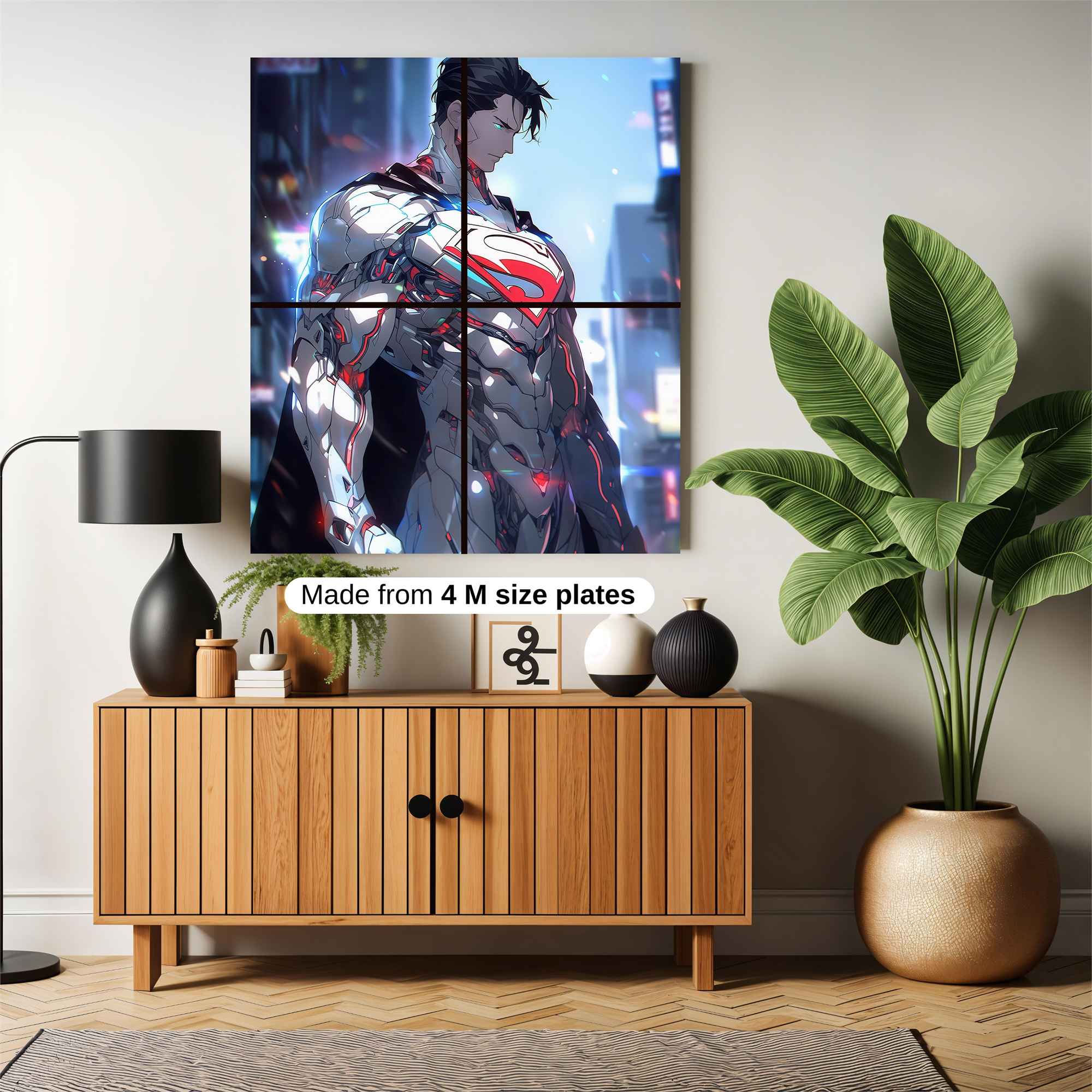 Superman Resolute Safe Wall Magnetic / M