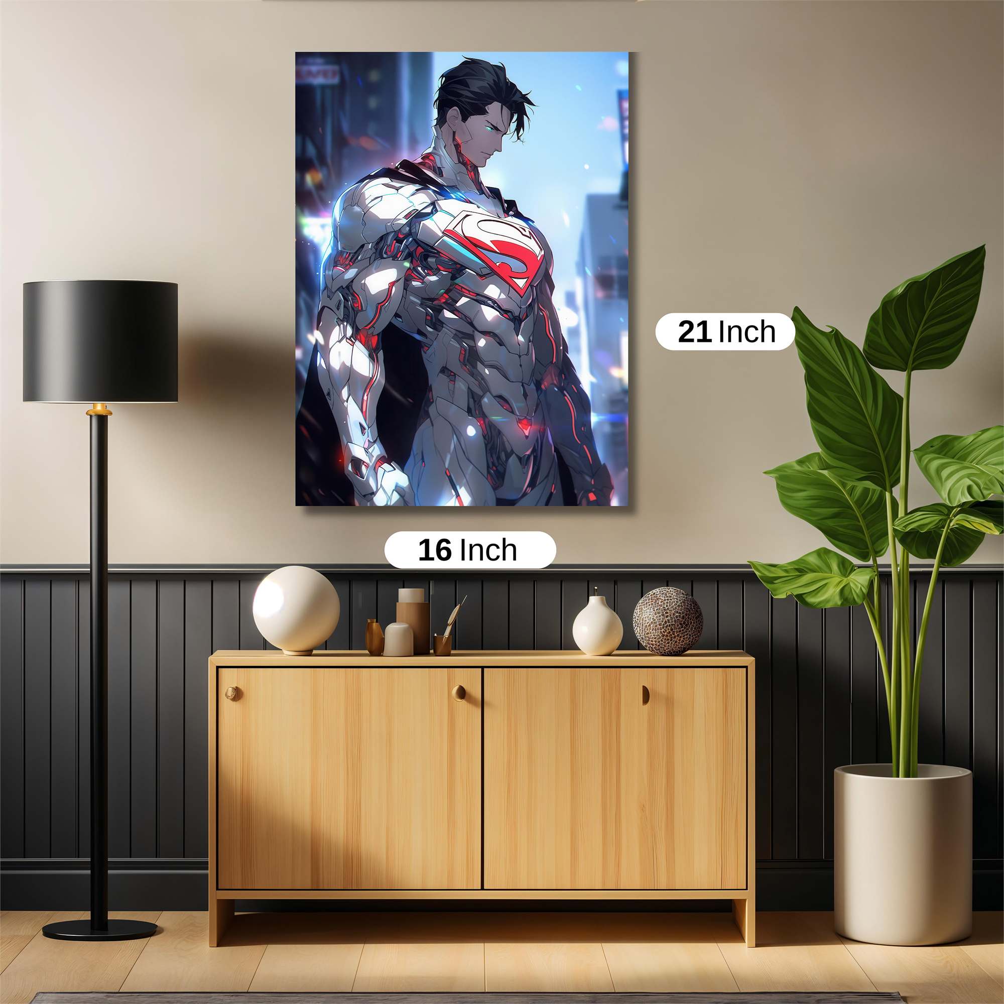Superman Resolute Safe Wall Magnetic / M