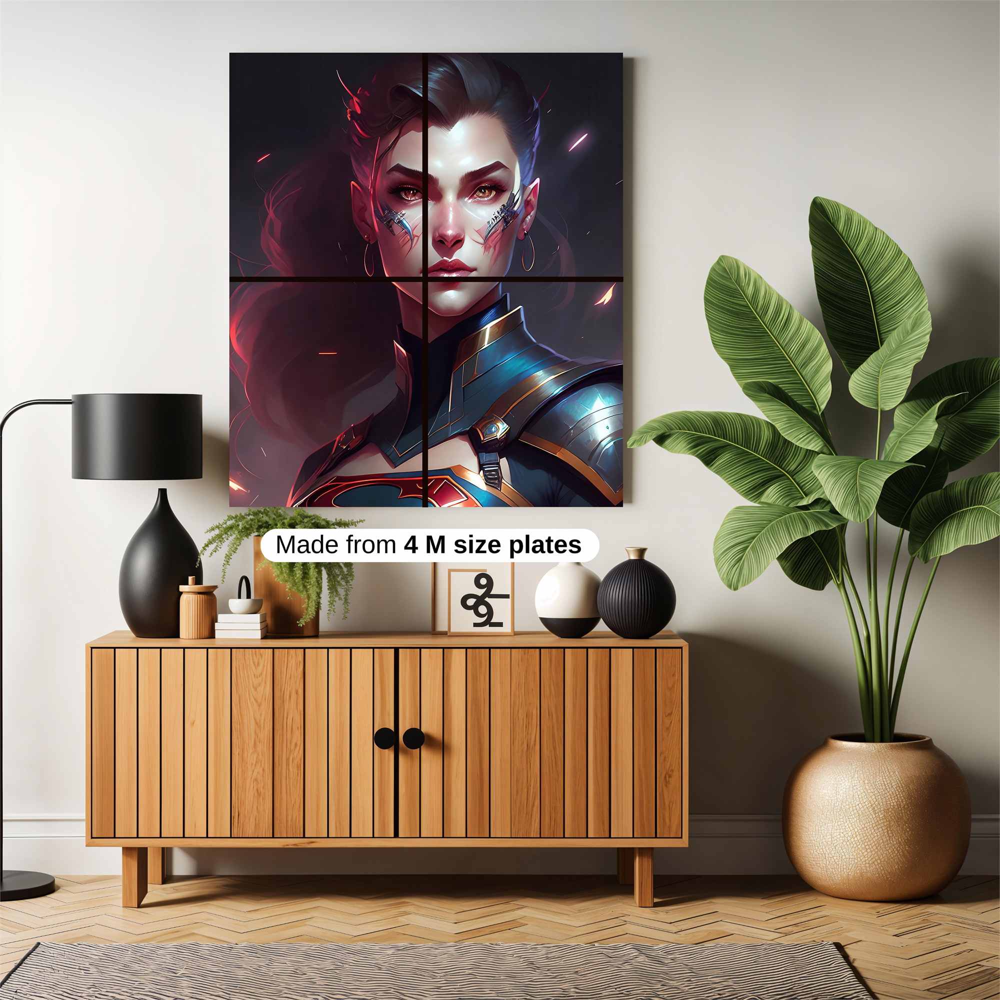 Supergirl Fierce Safe Wall Magnetic / M