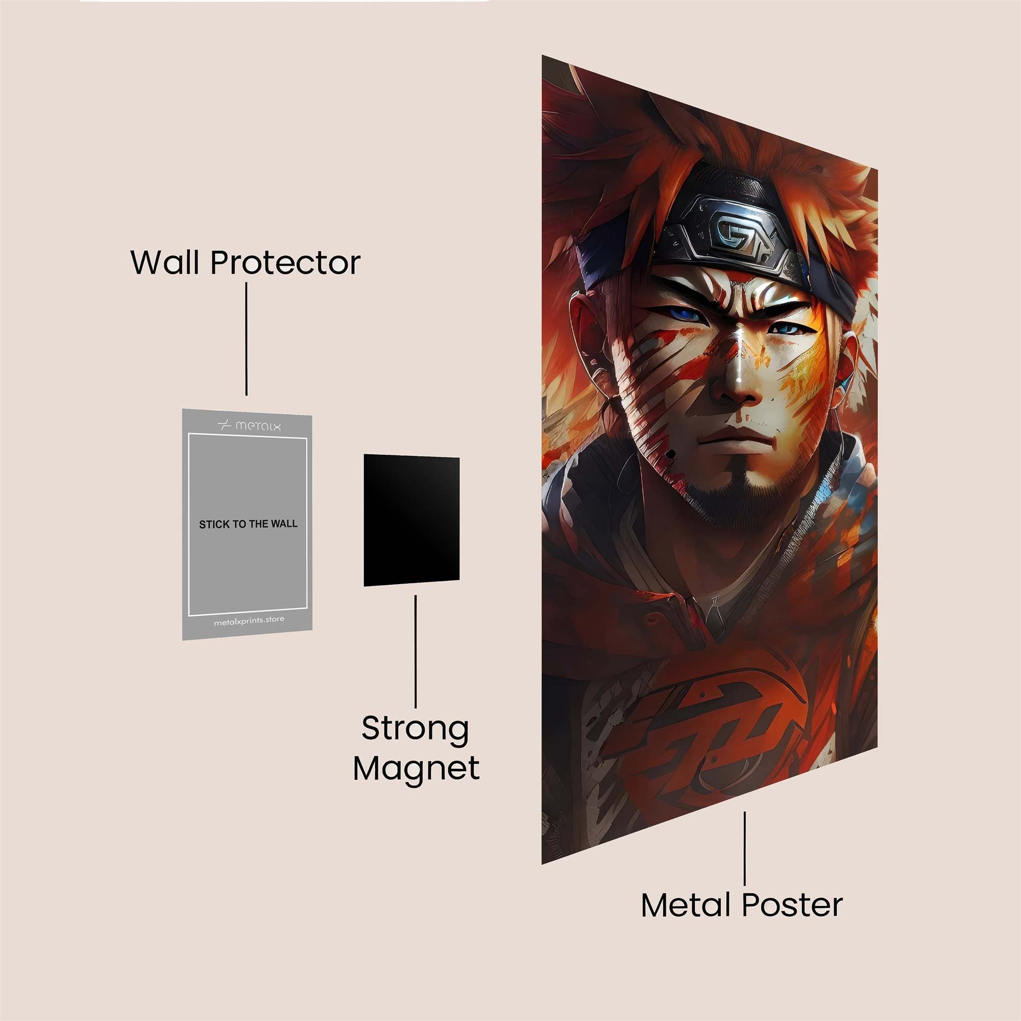 Naruto Intense Safe Wall Magnetic / M