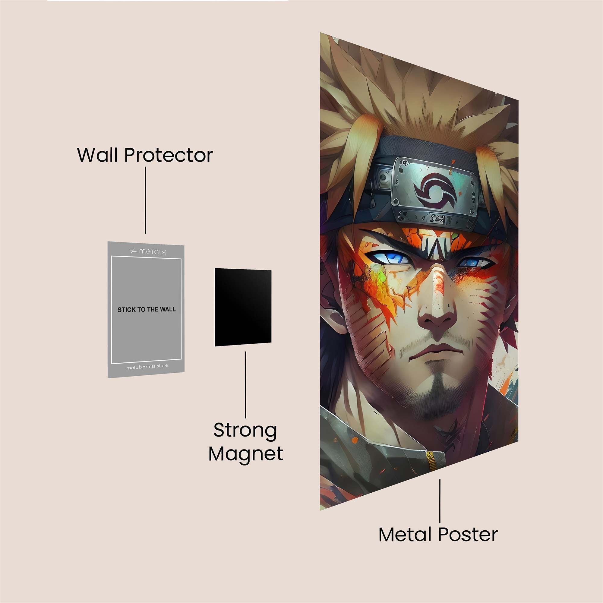 Naruto Intense Safe Wall Magnetic / M