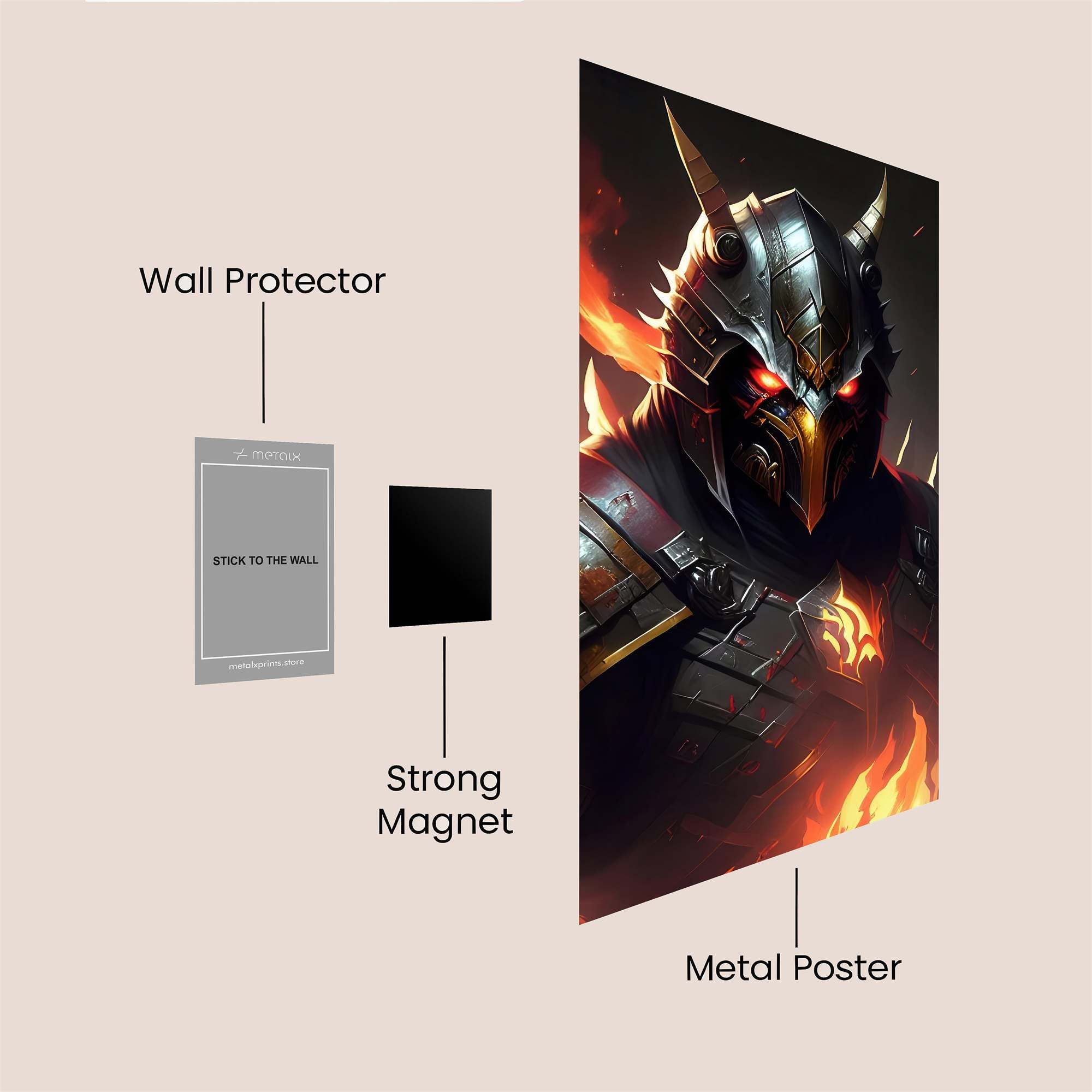 Daemon Blaze Safe Wall Magnetic / M