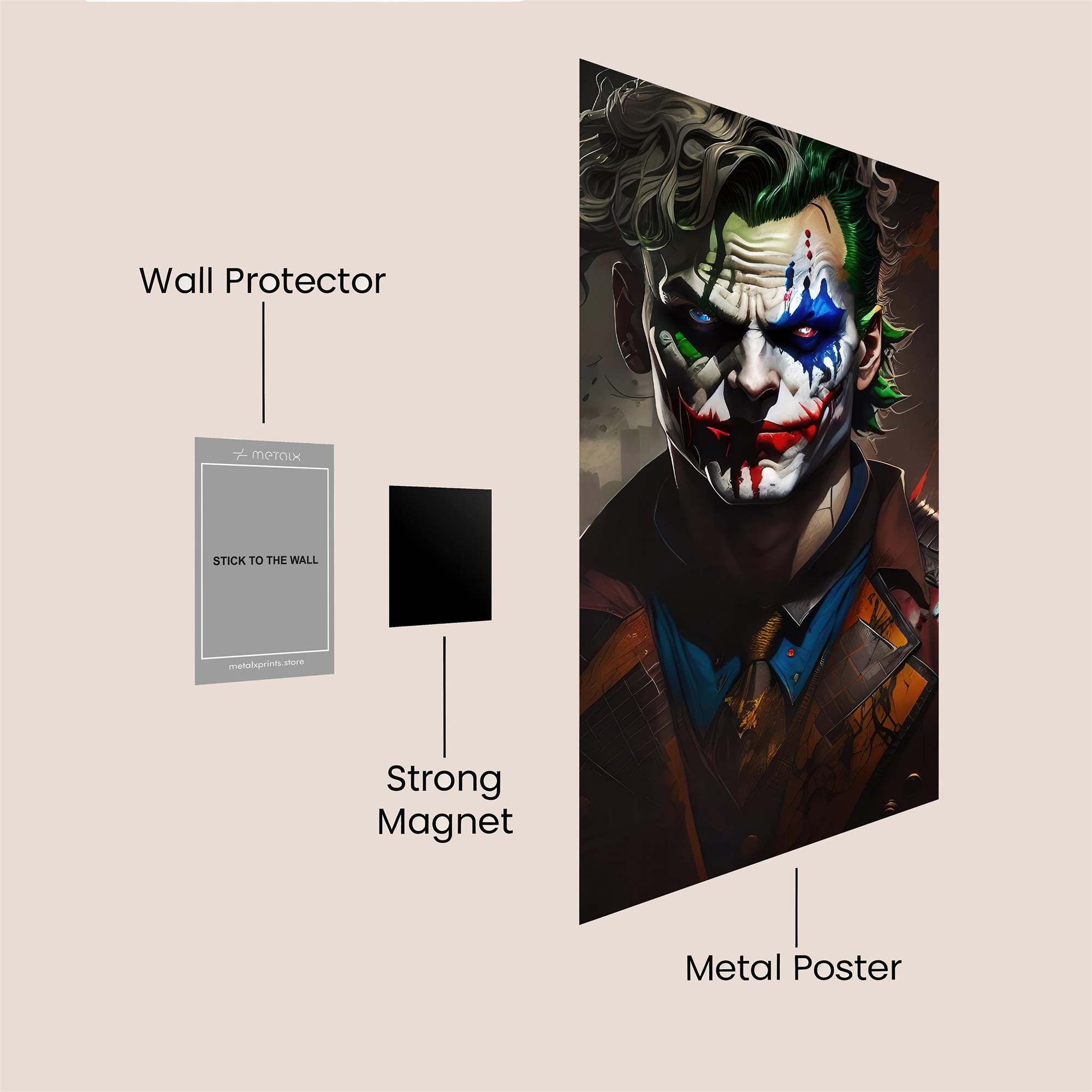 Joker Chaos Safe Wall Magnetic / M