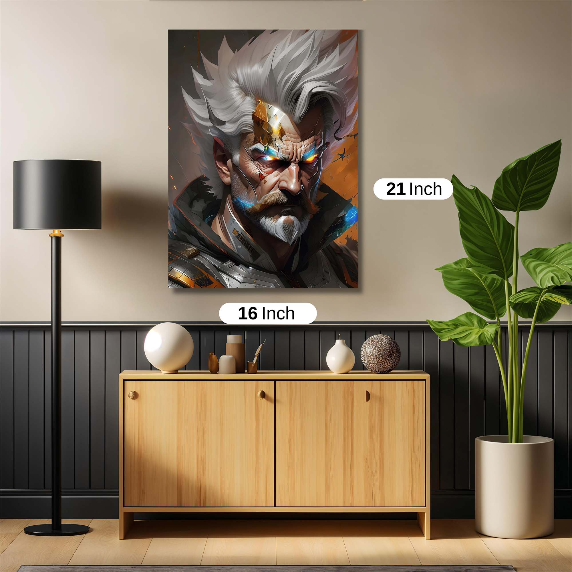 Gandalf Enraged Safe Wall Magnetic / M