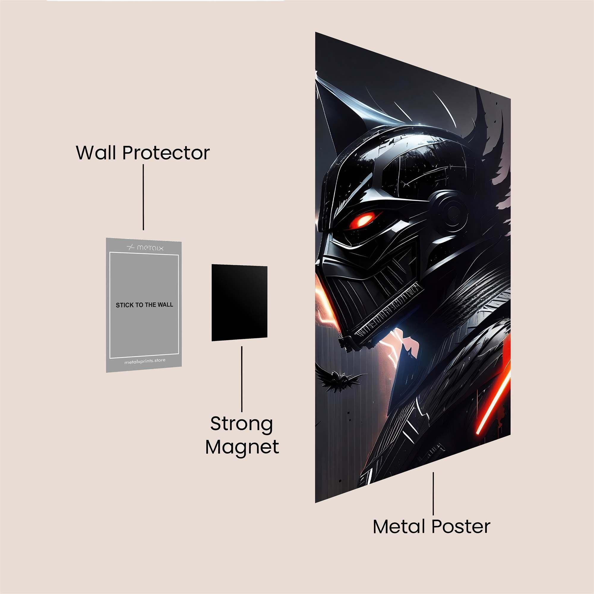 Batman Sinister Safe Wall Magnetic / M