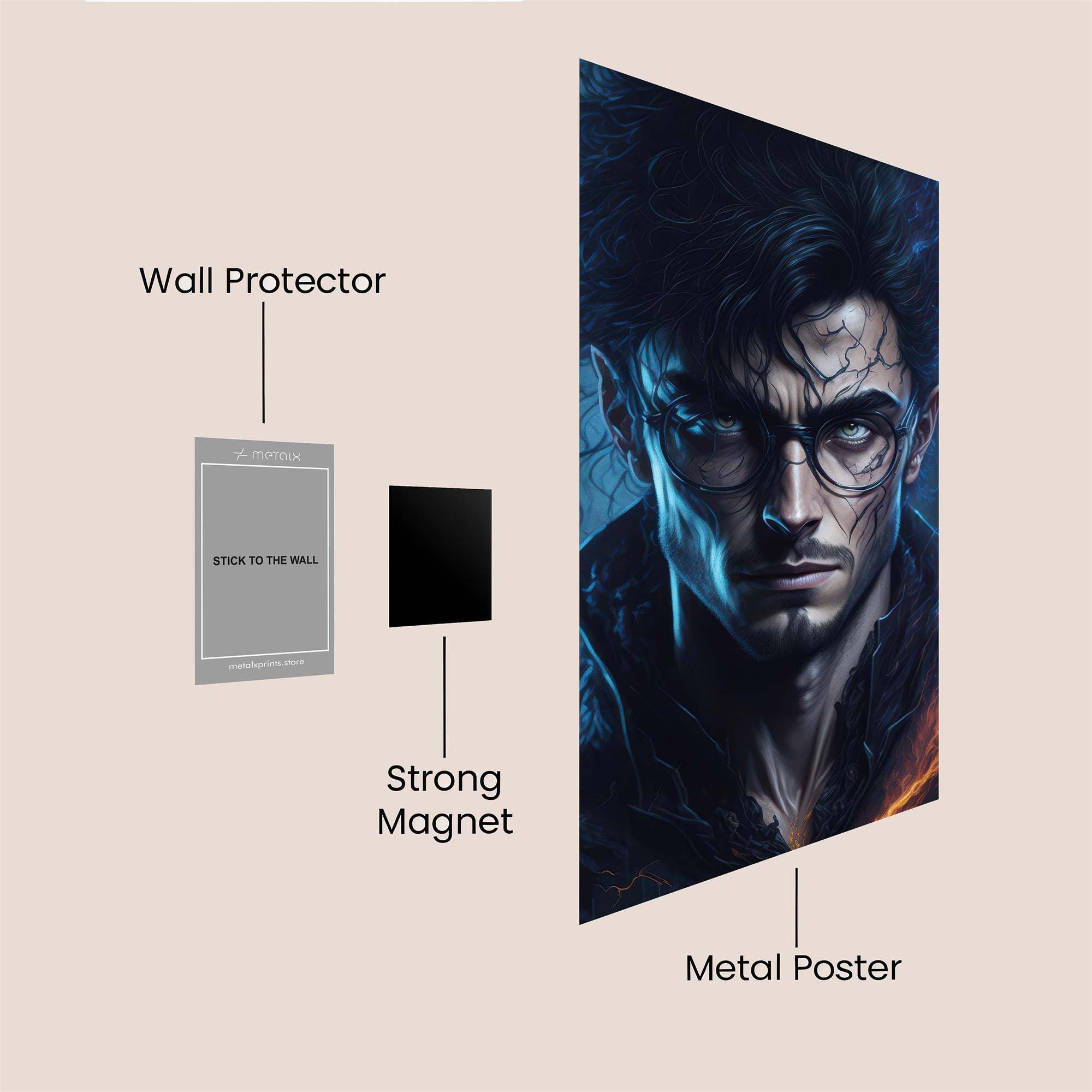 Sorcerer Gloom Safe Wall Magnetic / M