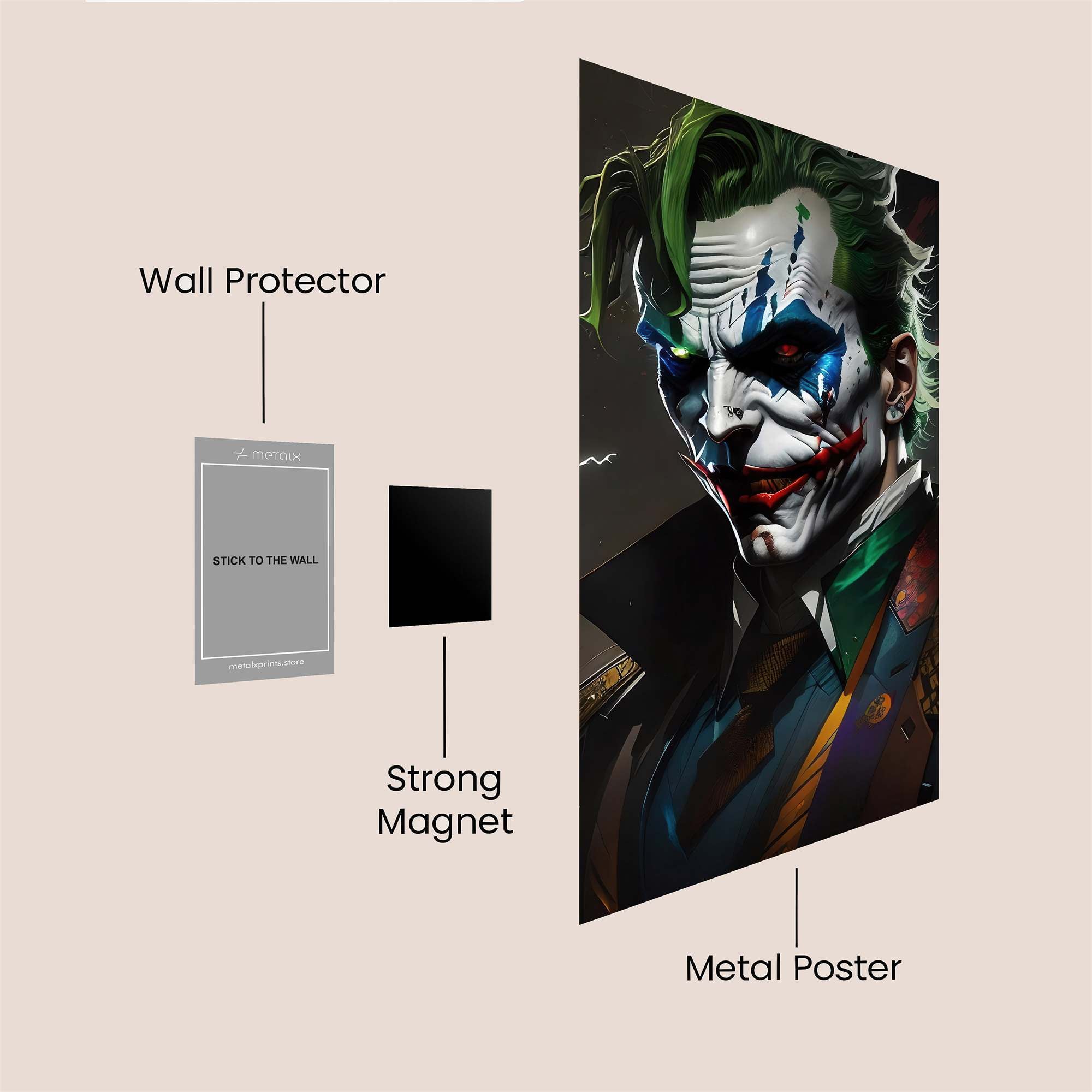 Joker Chaotic Safe Wall Magnetic / M