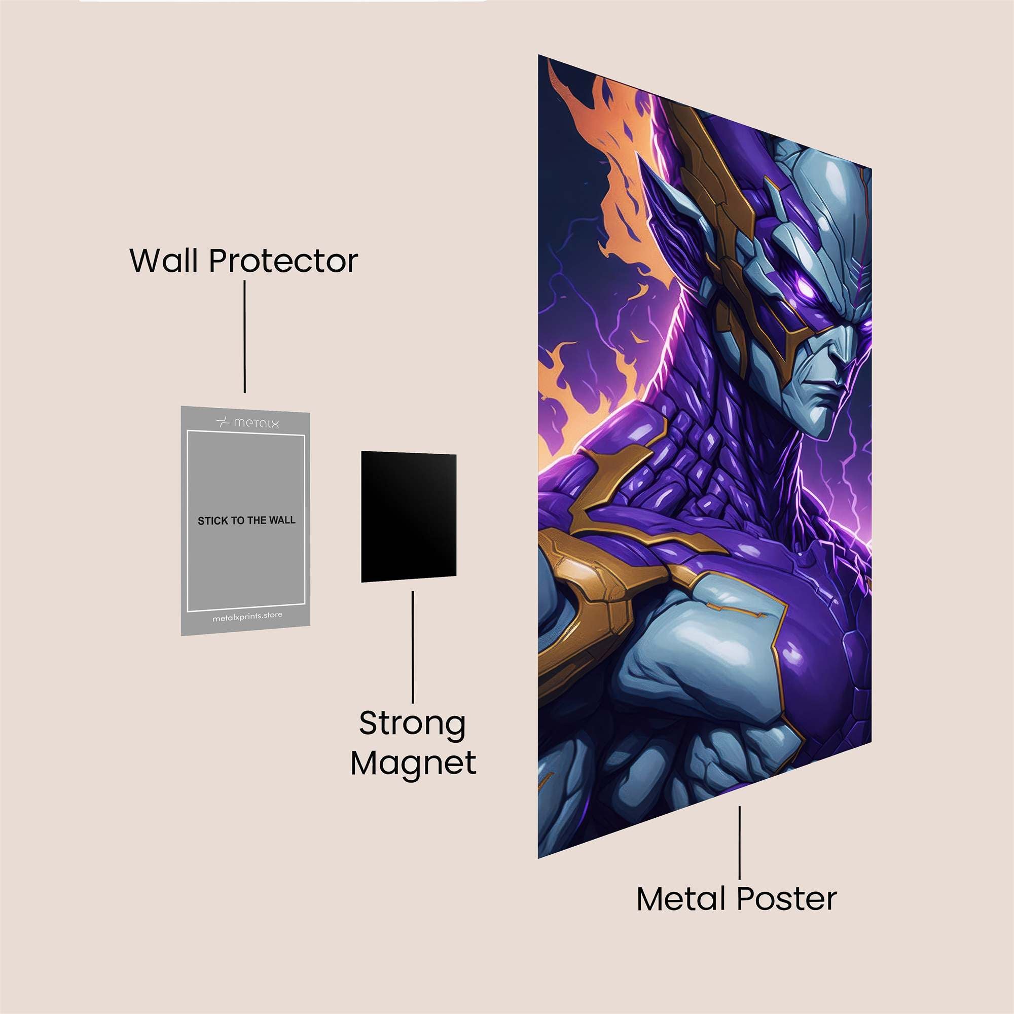 Frieza Fierce Safe Wall Magnetic / M