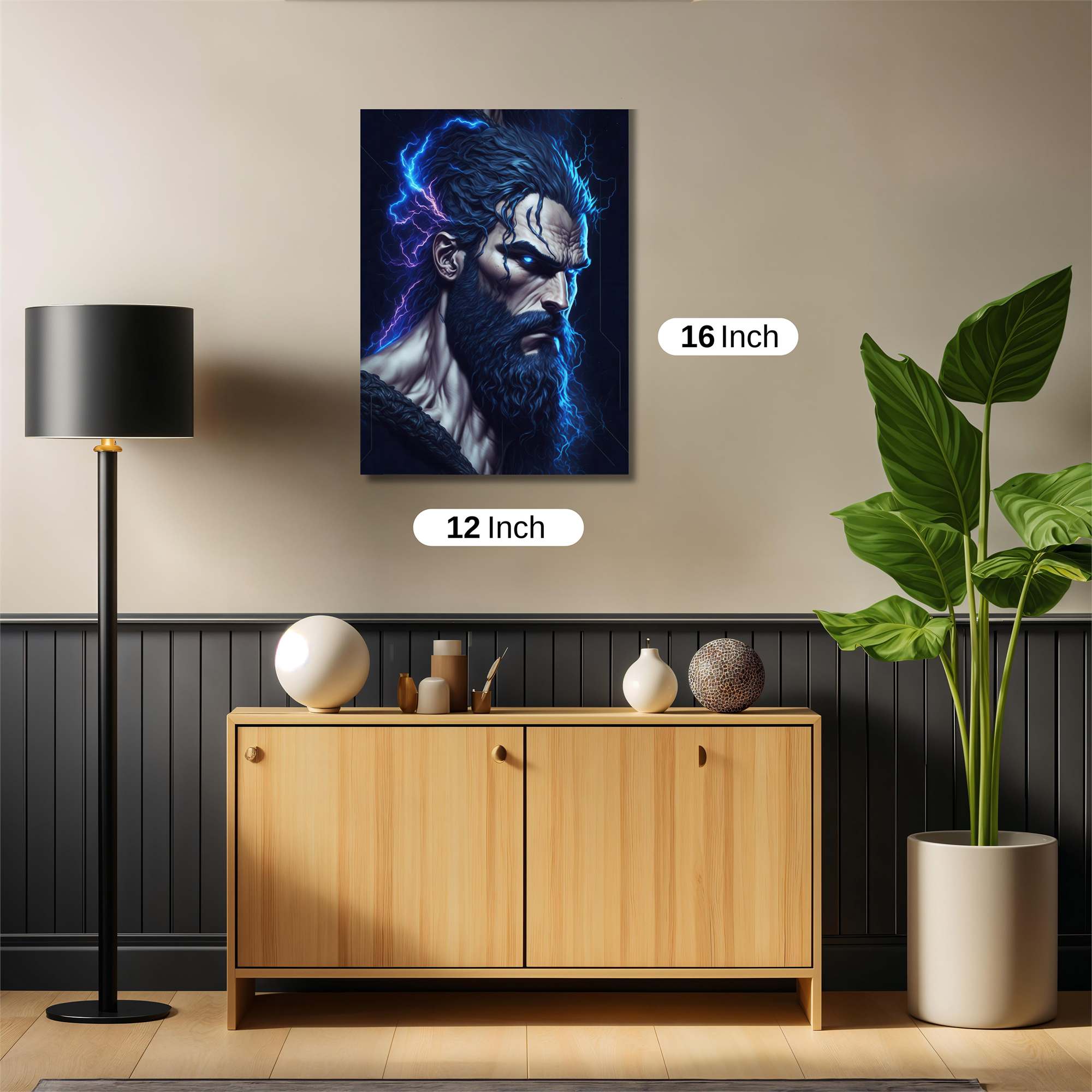 Zeus Unleashed Safe Wall Magnetic / M