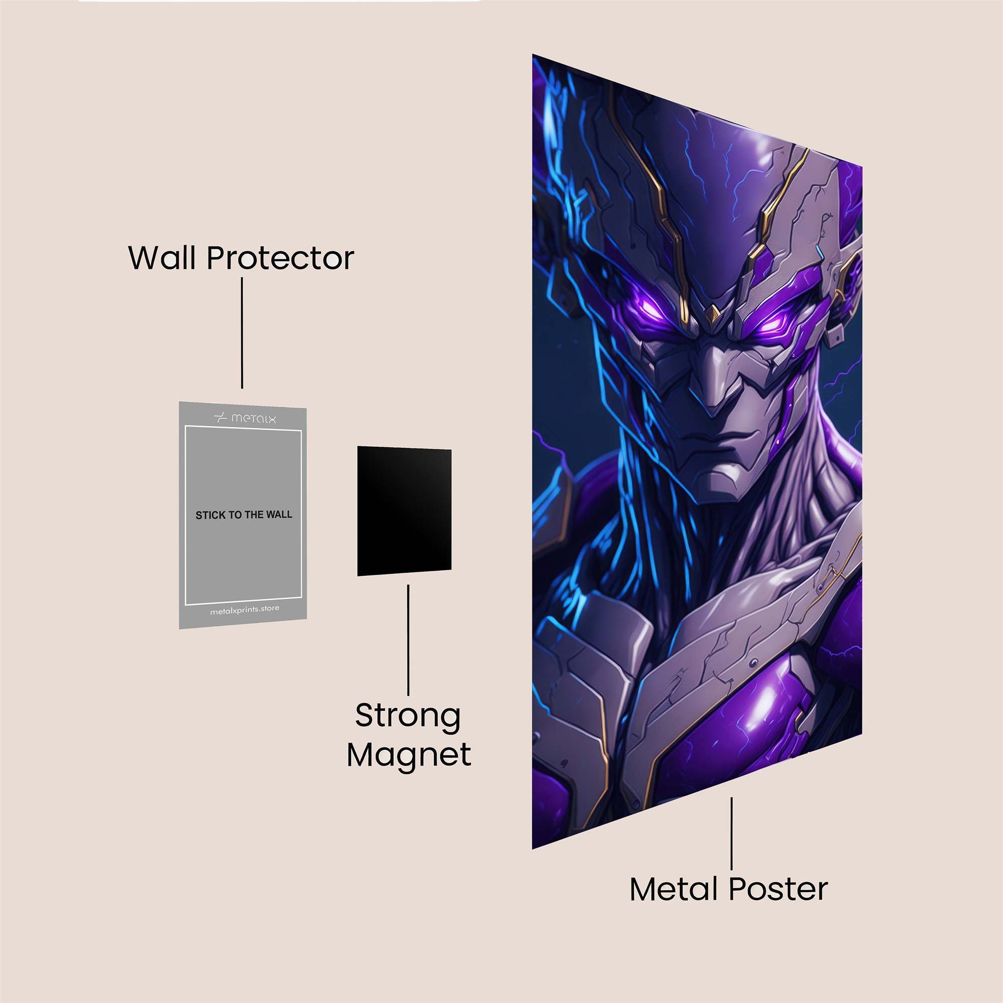 Frieza Ferocity Safe Wall Magnetic / M