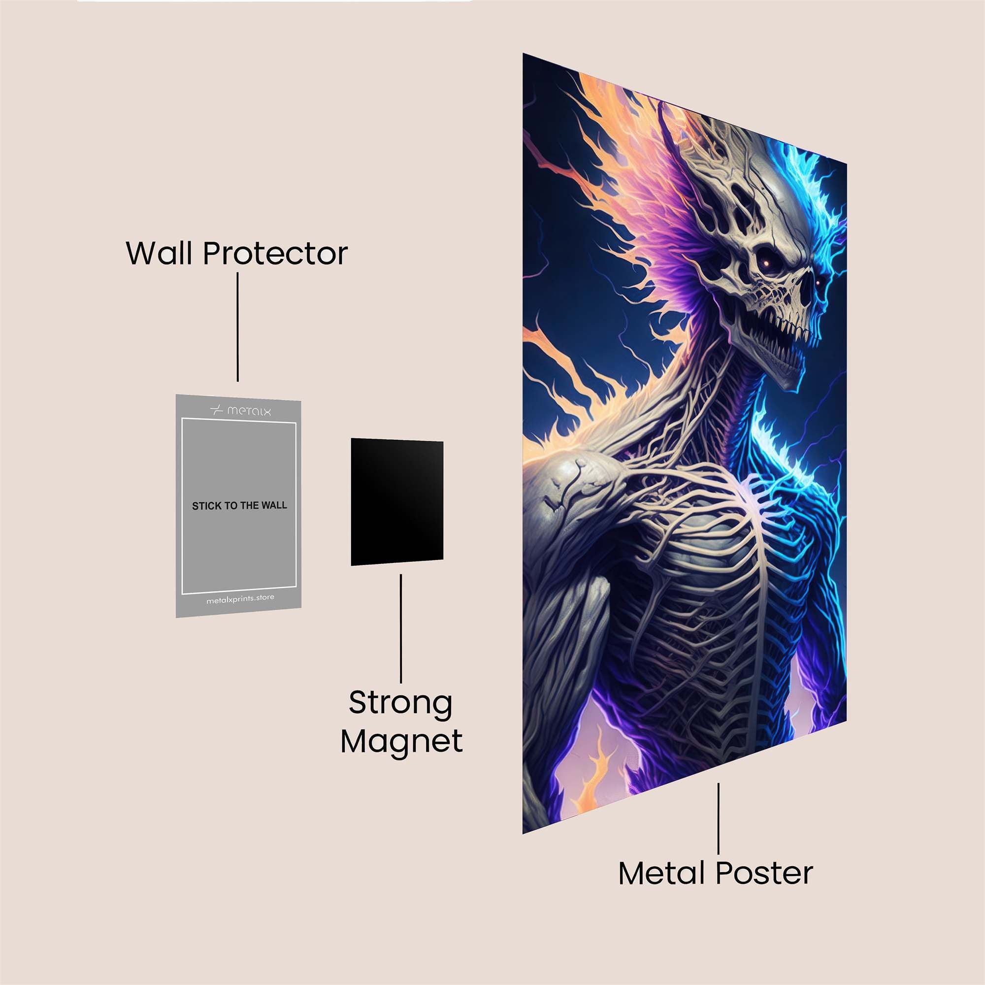 Electro Wraith Safe Wall Magnetic / M