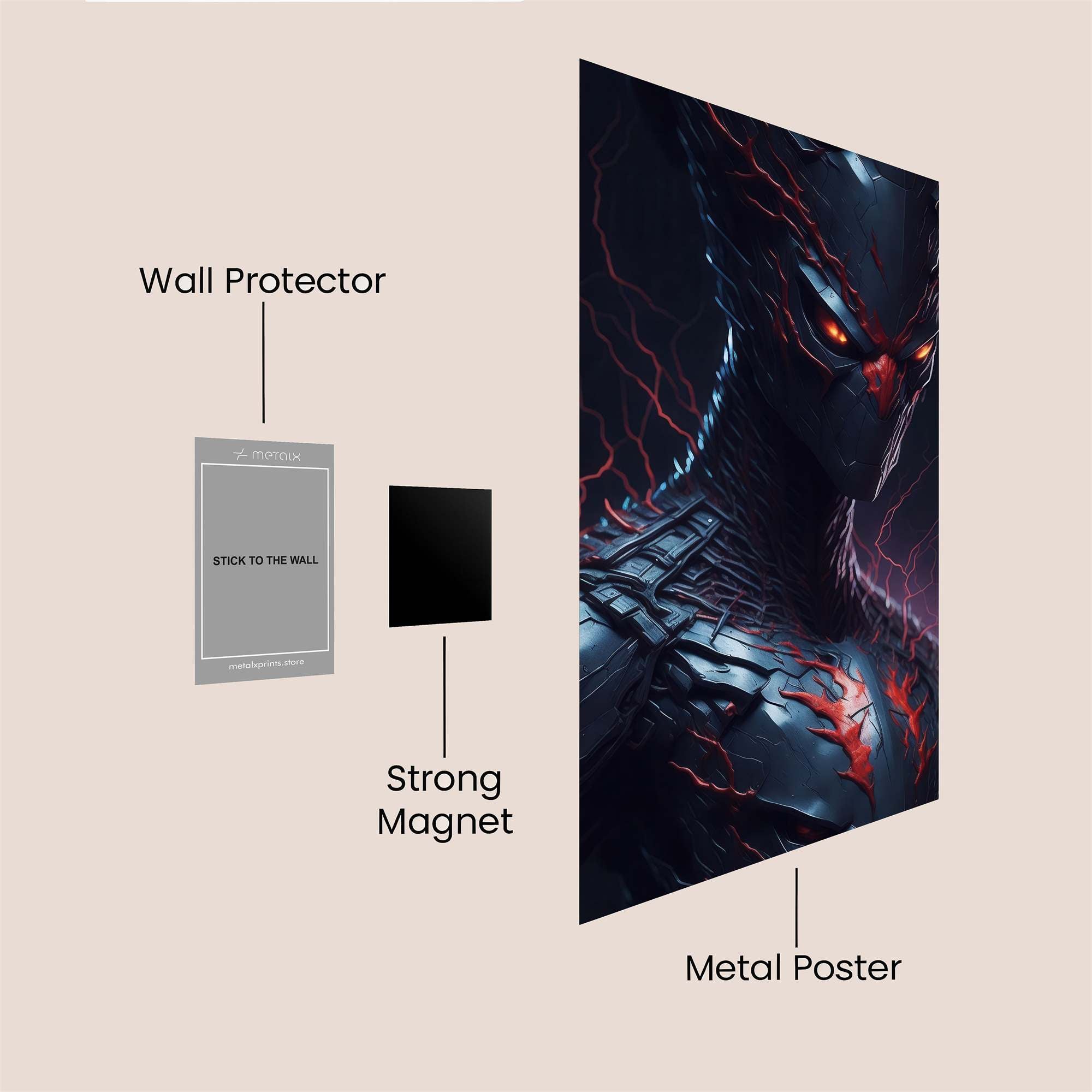 Electro Fury Safe Wall Magnetic / M