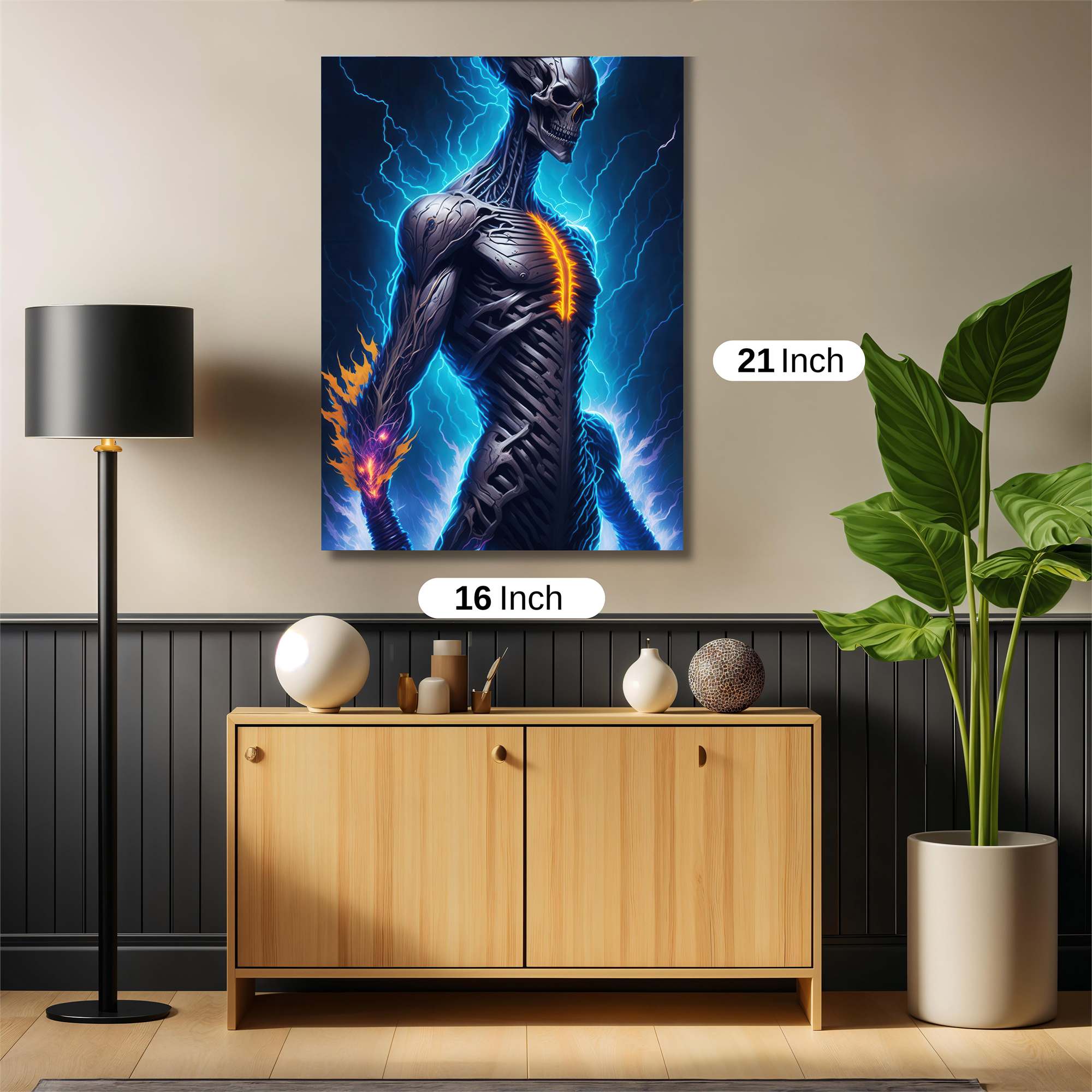 Alien Blaze Safe Wall Magnetic / M