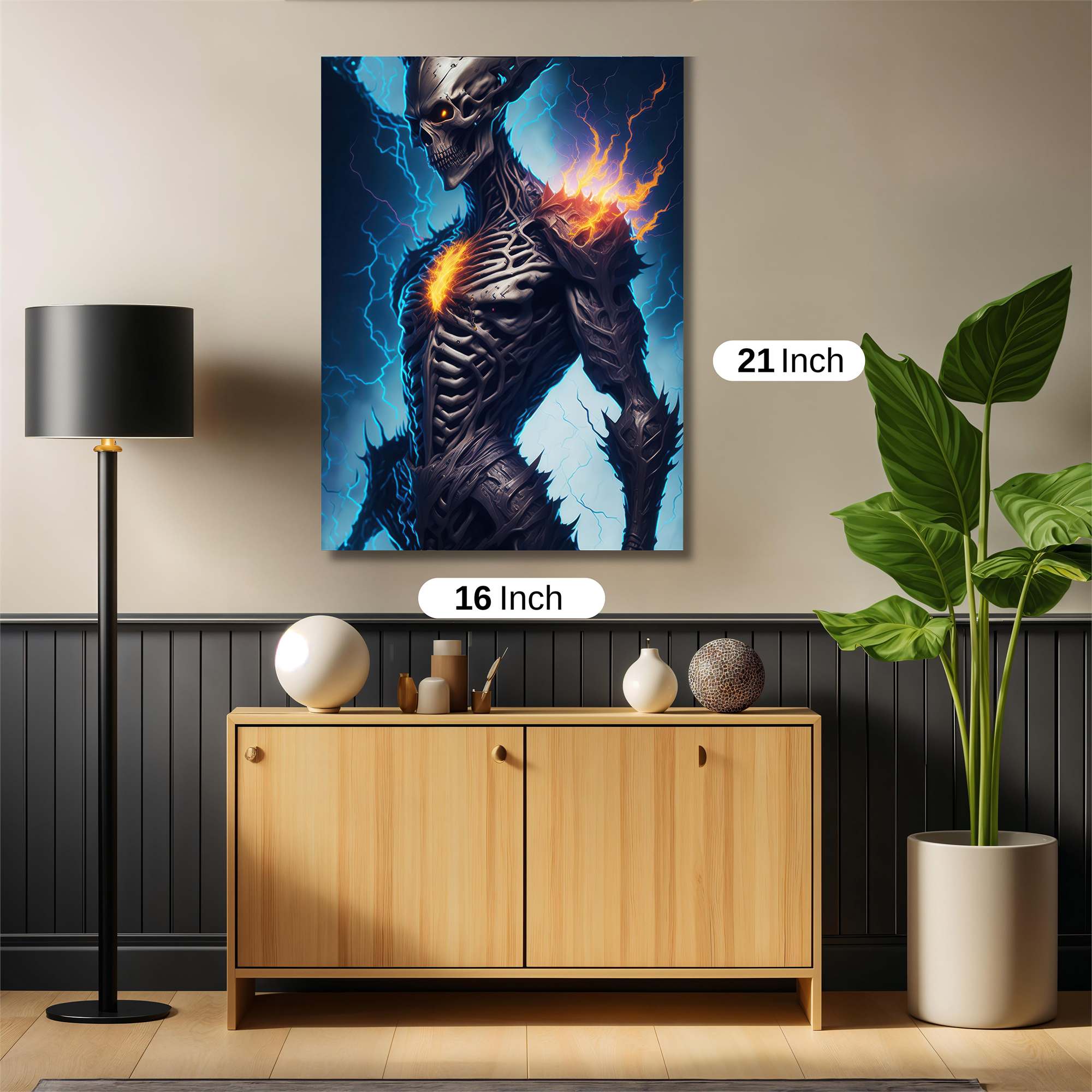 Demon Ignited Safe Wall Magnetic / M