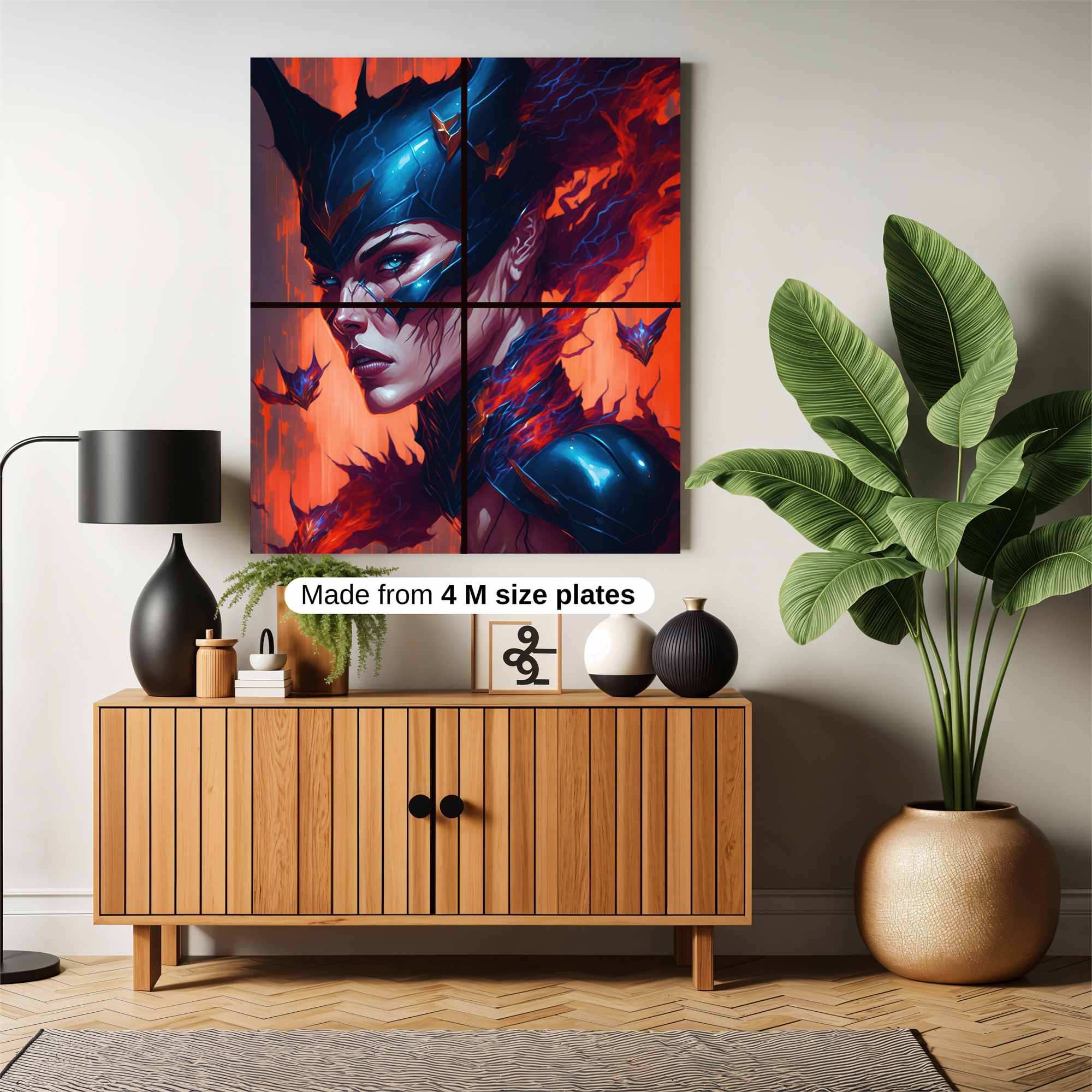 Batgirl Inferno Safe Wall Magnetic / M