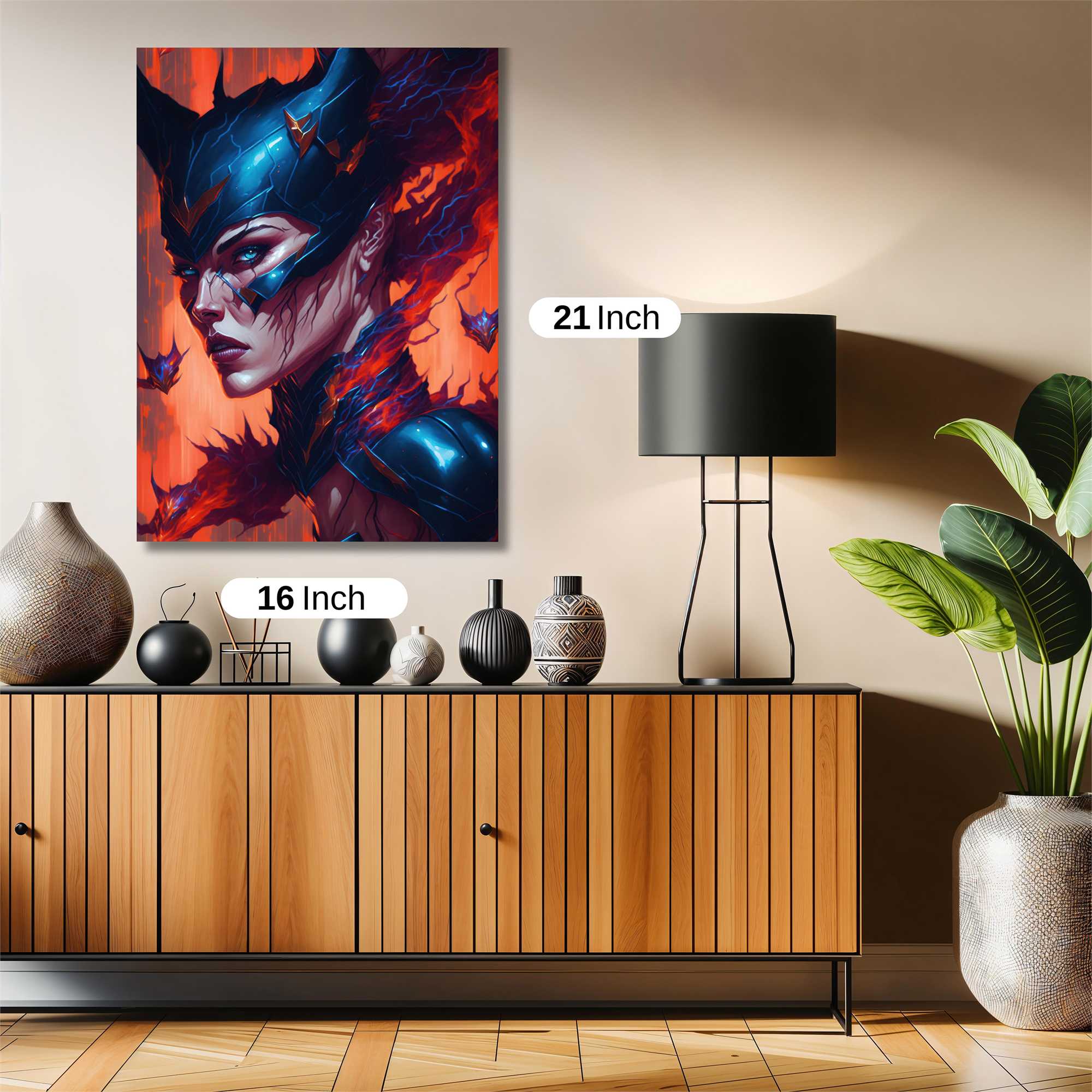 Batgirl Inferno Safe Wall Magnetic / M