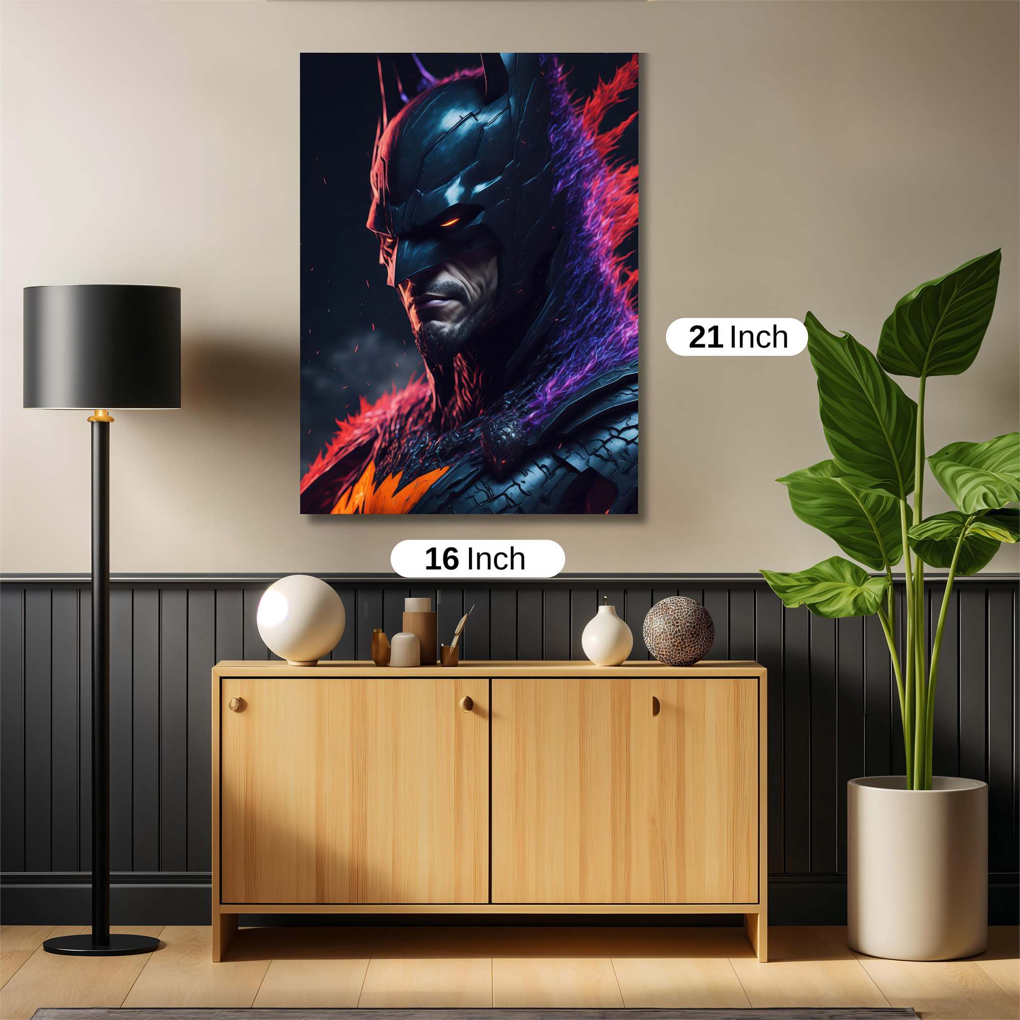 Batman Inferno Safe Wall Magnetic / M