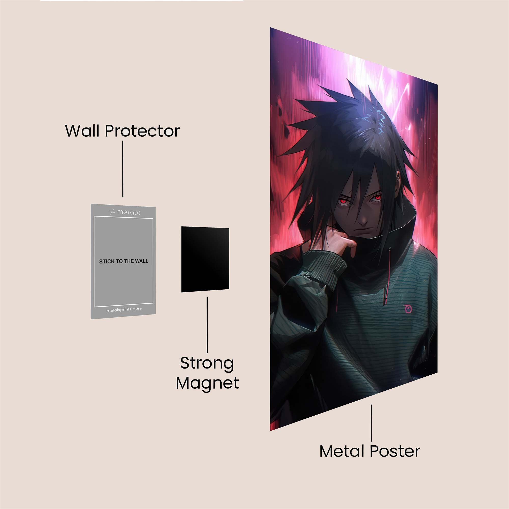 Sasuke Sinister Safe Wall Magnetic / M