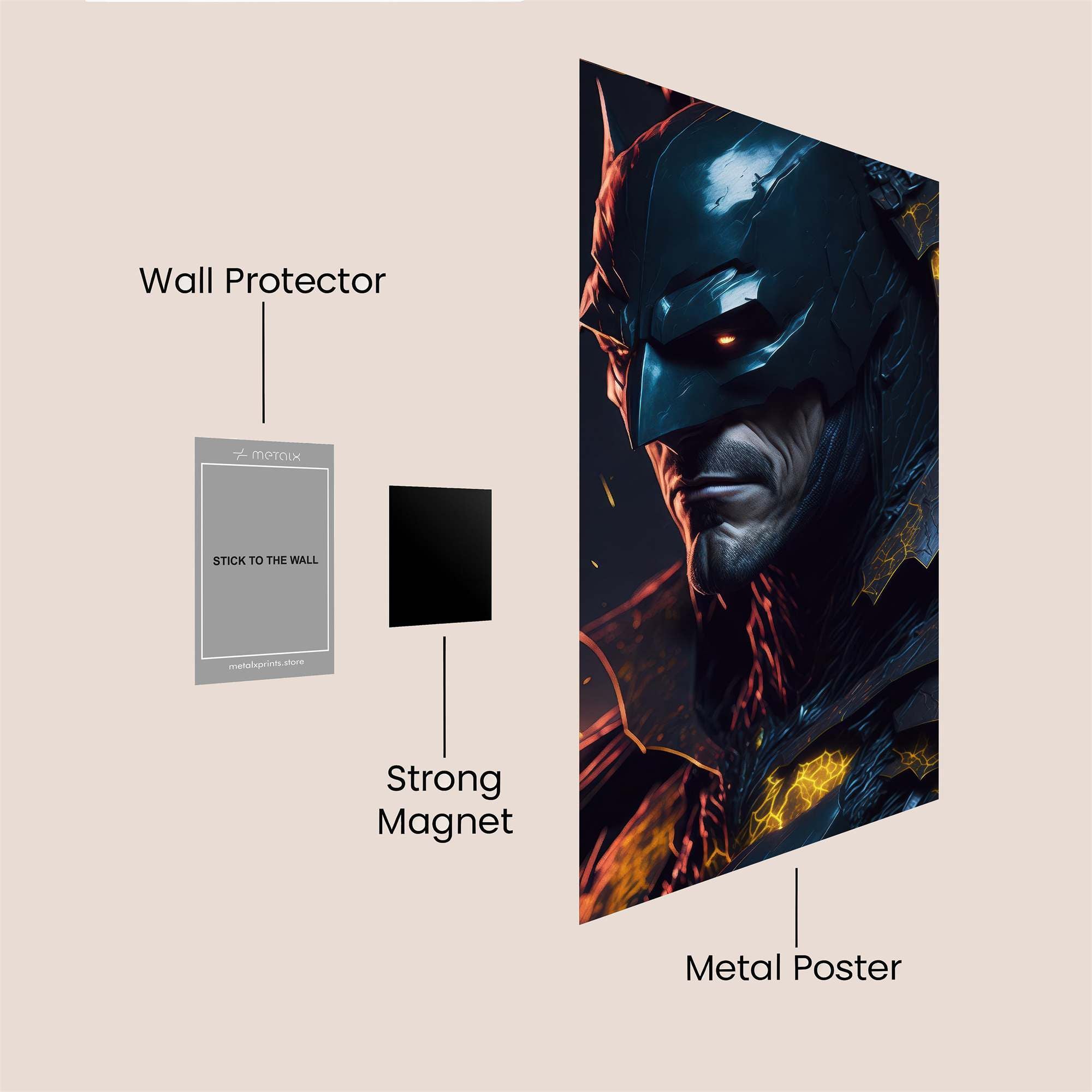 Batman Infernal Safe Wall Magnetic / M