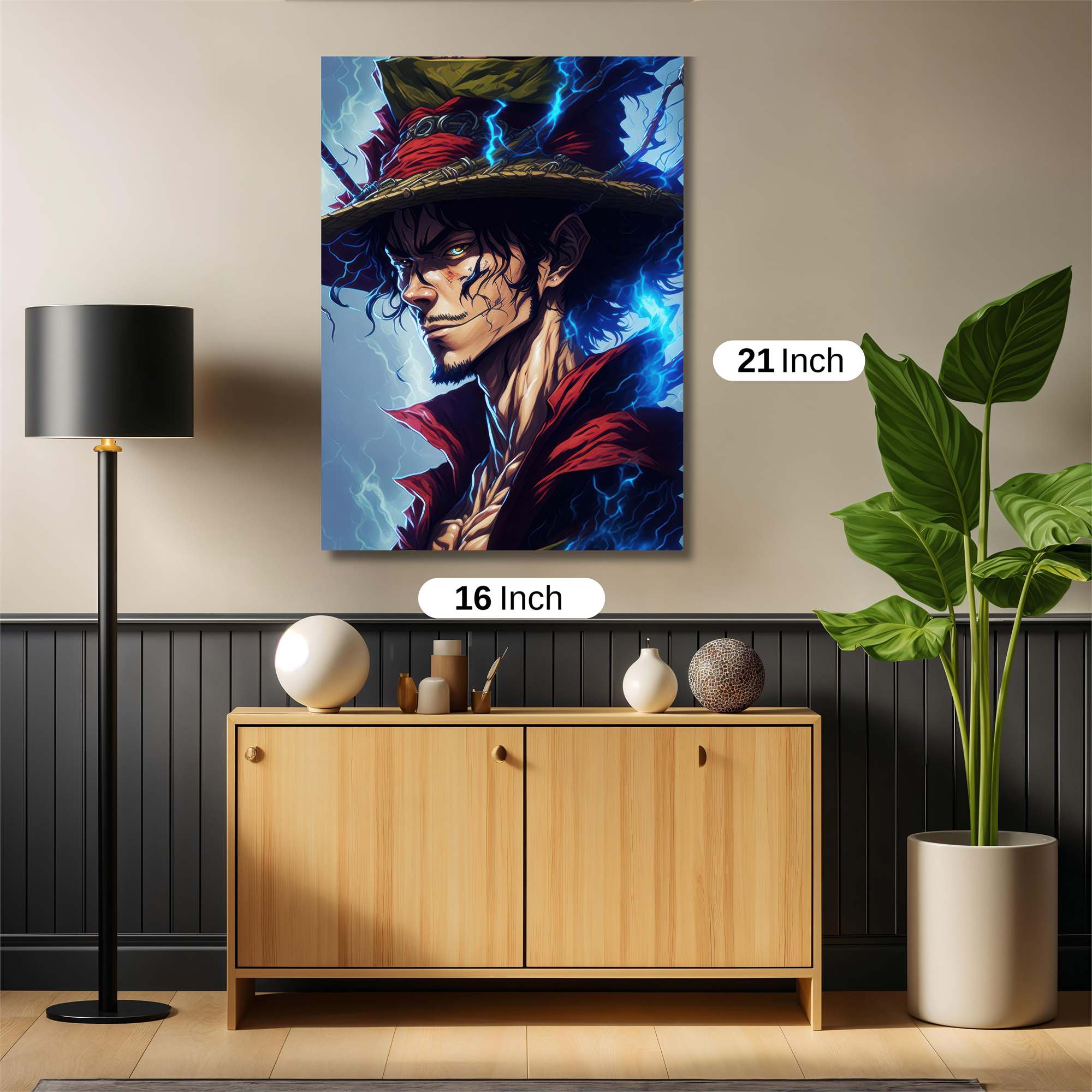 Luffy Thunderous Safe Wall Magnetic / M