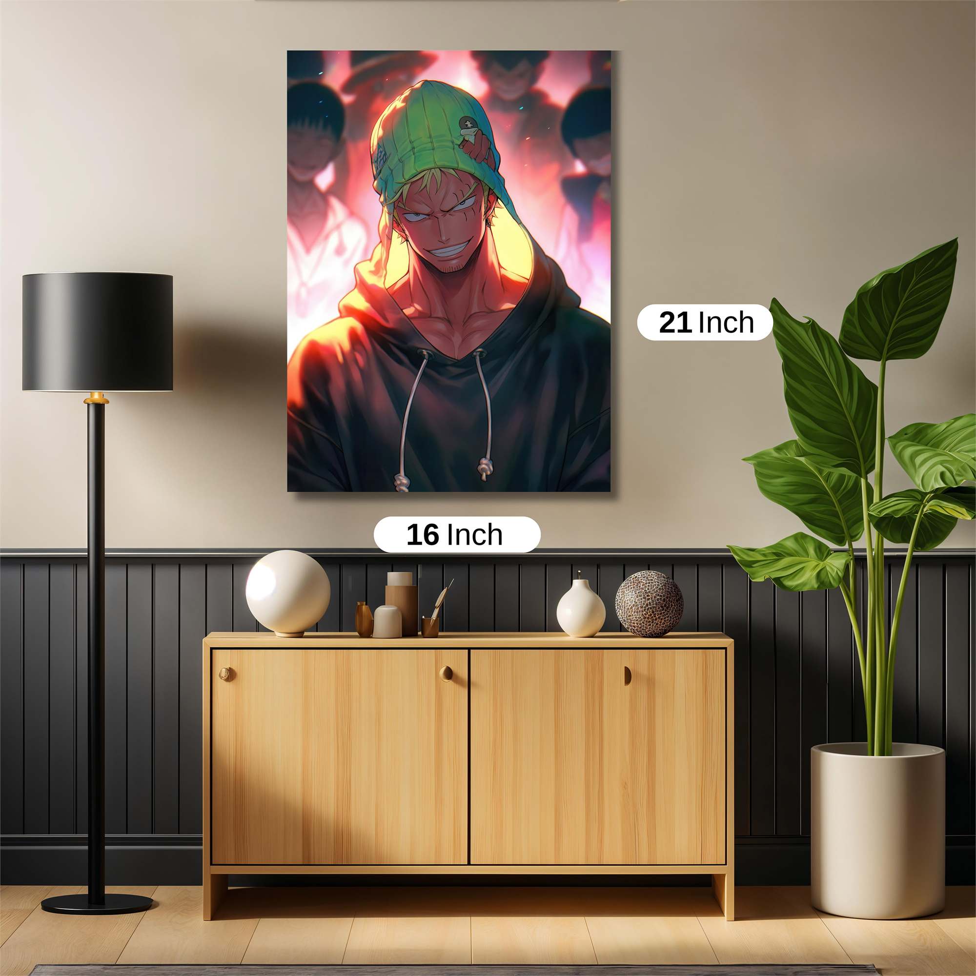 Luffy Radiant Safe Wall Magnetic / M