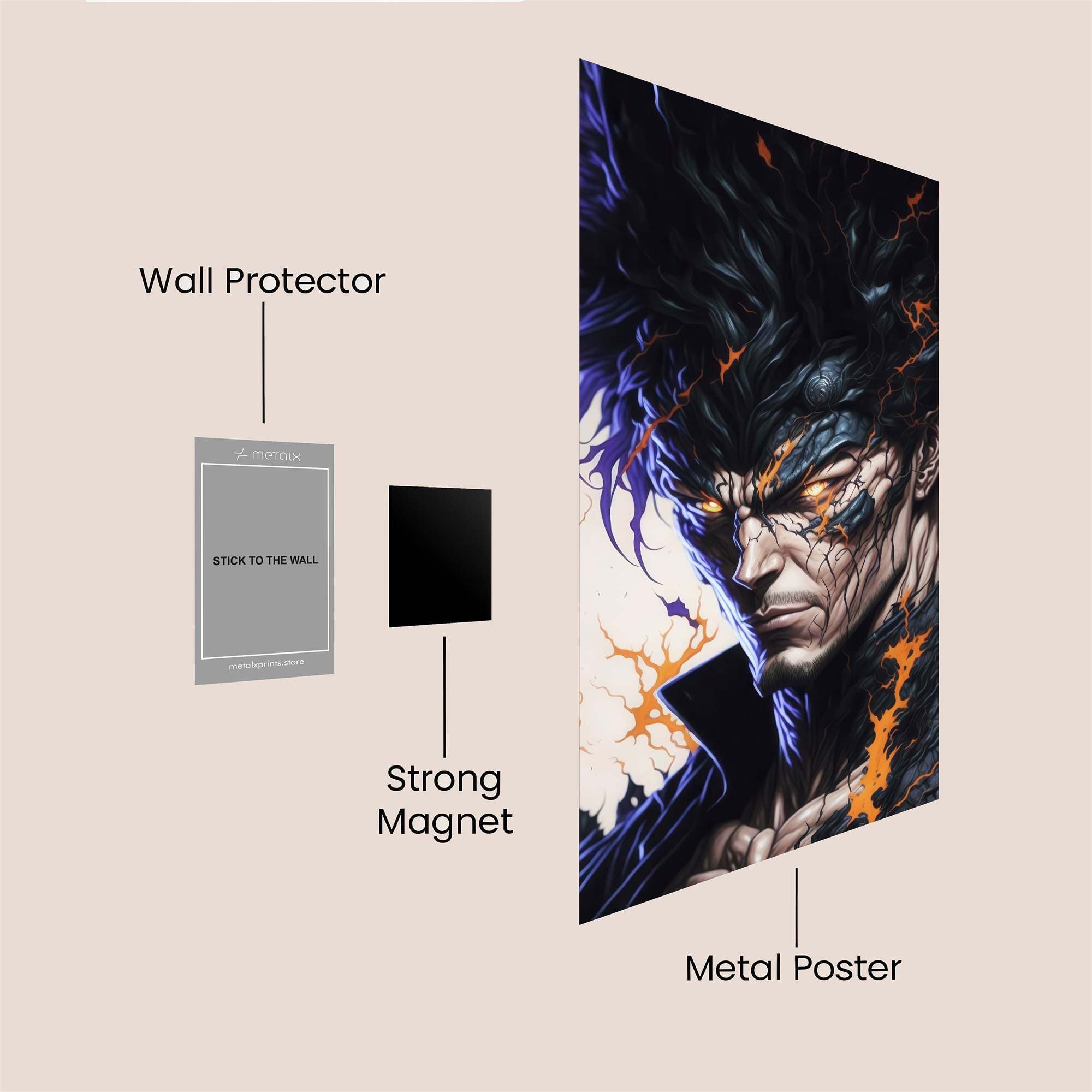 Shadow Wrath Safe Wall Magnetic / M