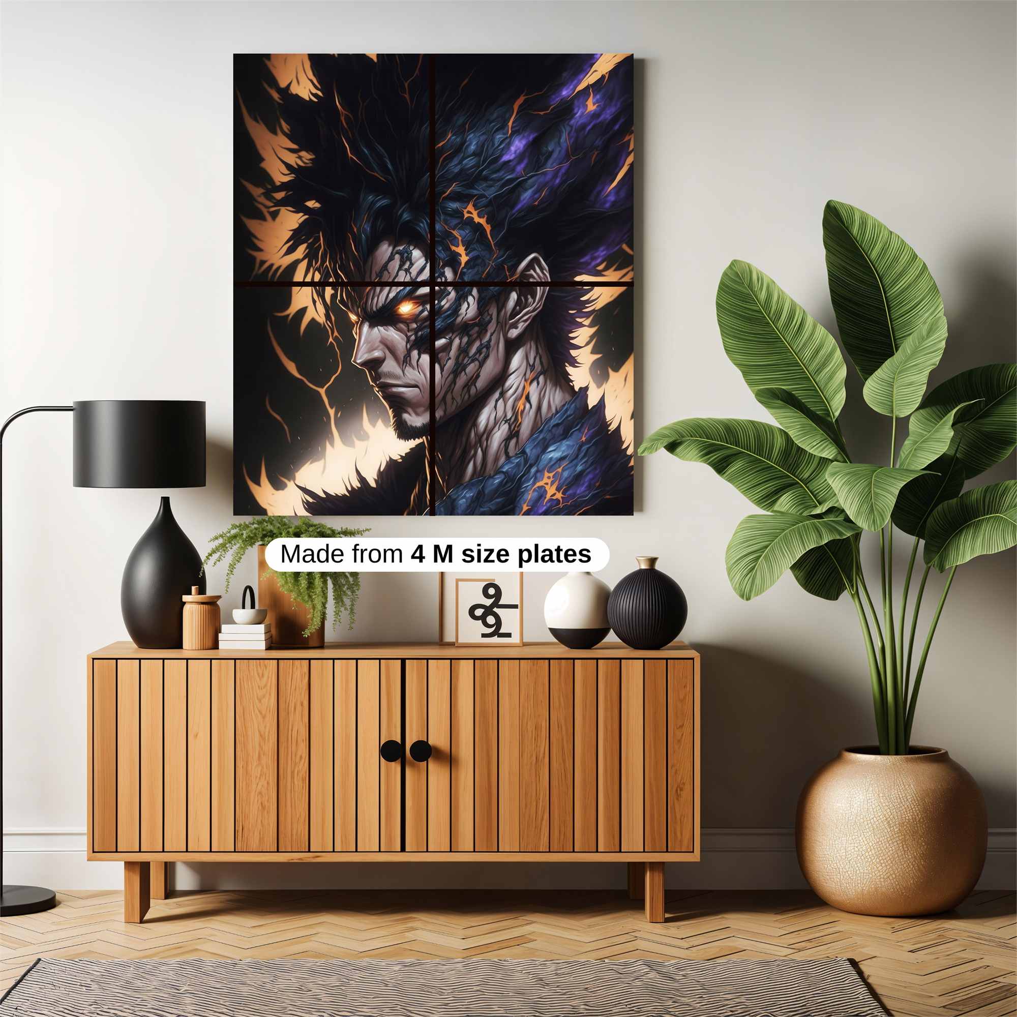 Goku Enraged Safe Wall Magnetic / M